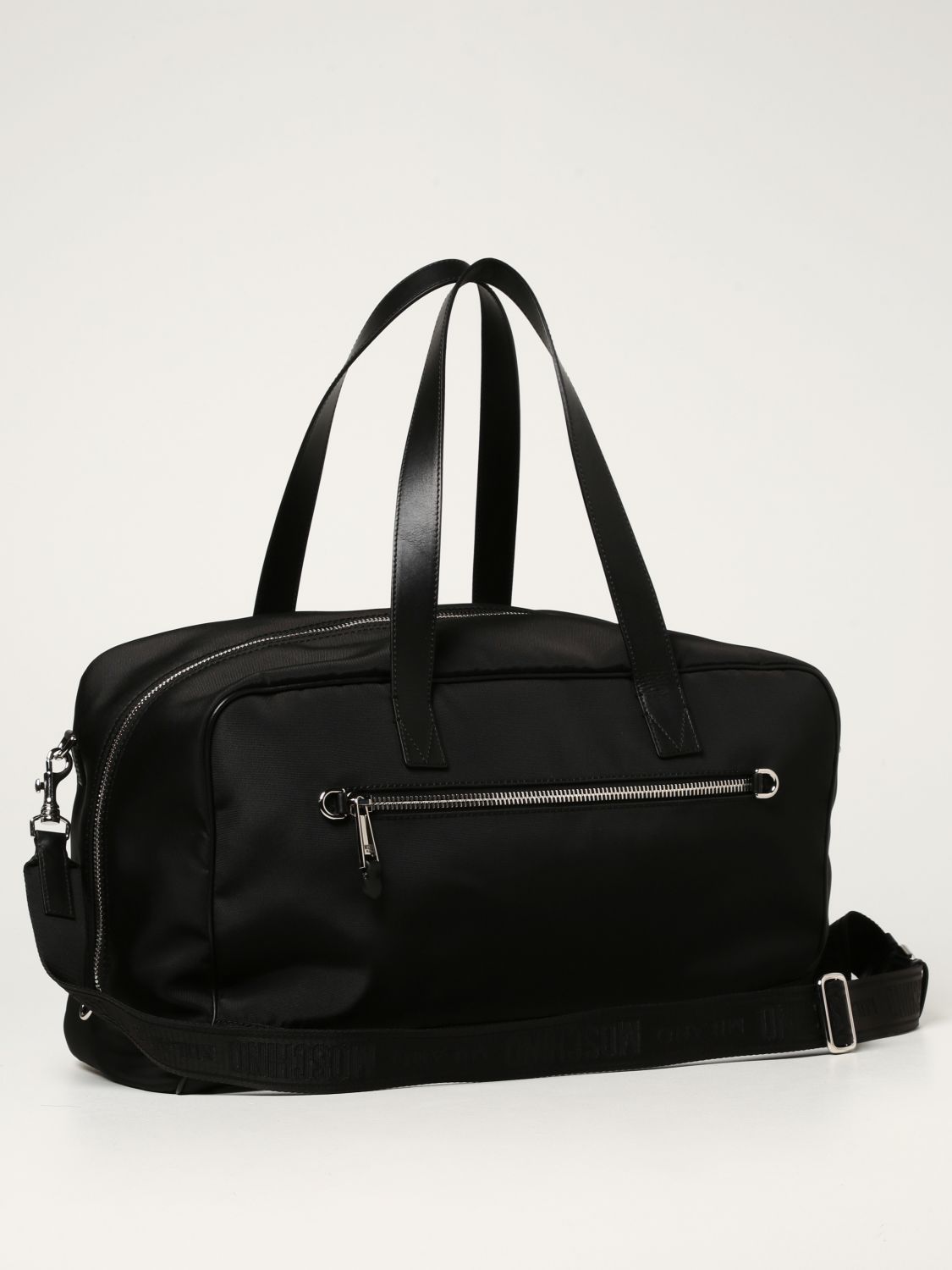 Travel bag Moschino Couture: Moschino Couture nylon bag black 3