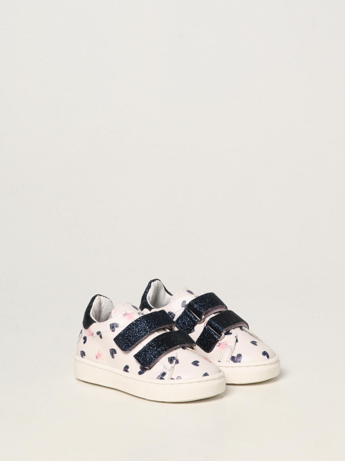 MONNALISA: sneakers in synthetic leather - Pink | Shoes Monnalisa  8380198701 GIGLIO.COM
