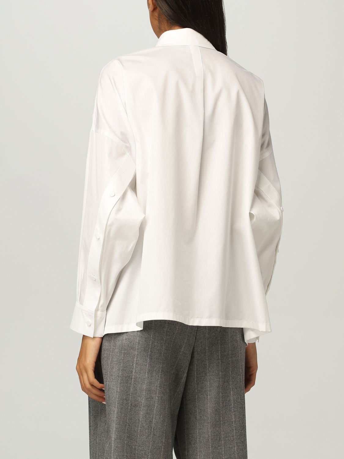 Camisa Emporio Armani: Camisa mujer Emporio Armani blanco 2