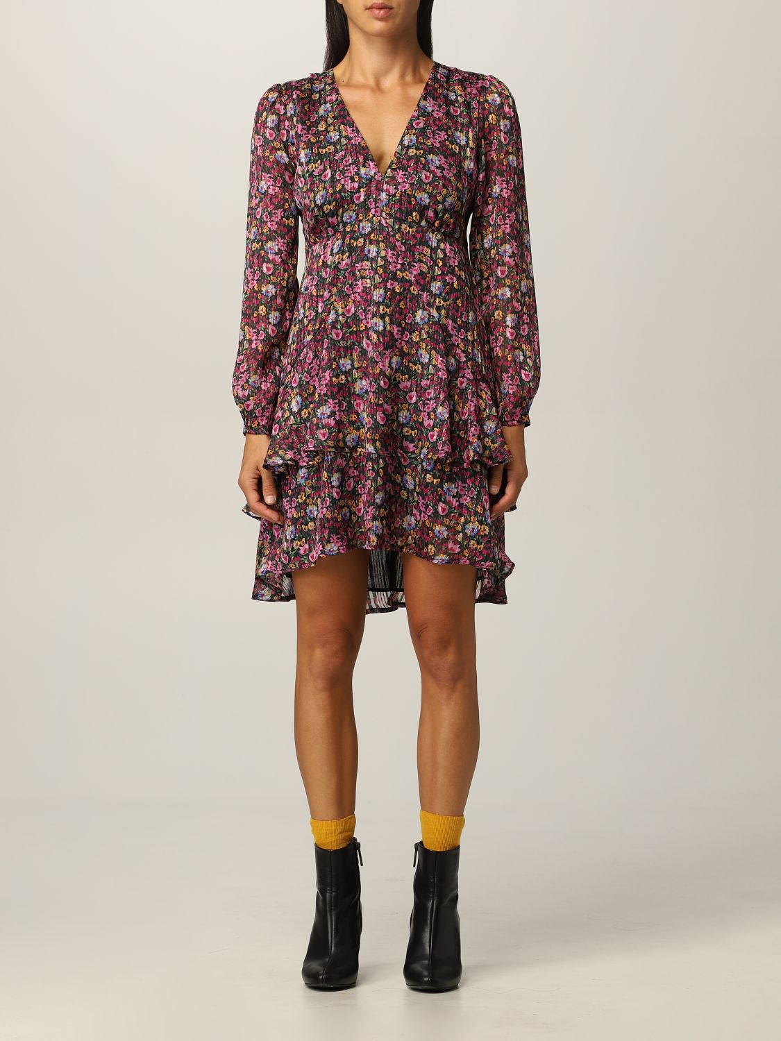 LIU JO: dress with floral pattern - Multicolor | Dress Liu Jo ...