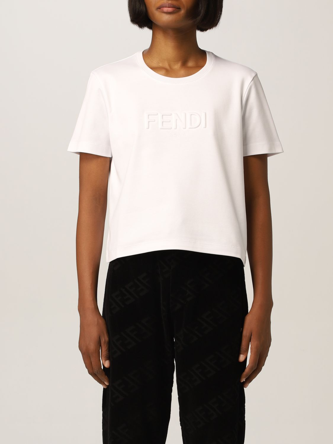 Camiseta Fendi: Camiseta mujer Fendi blanco 1