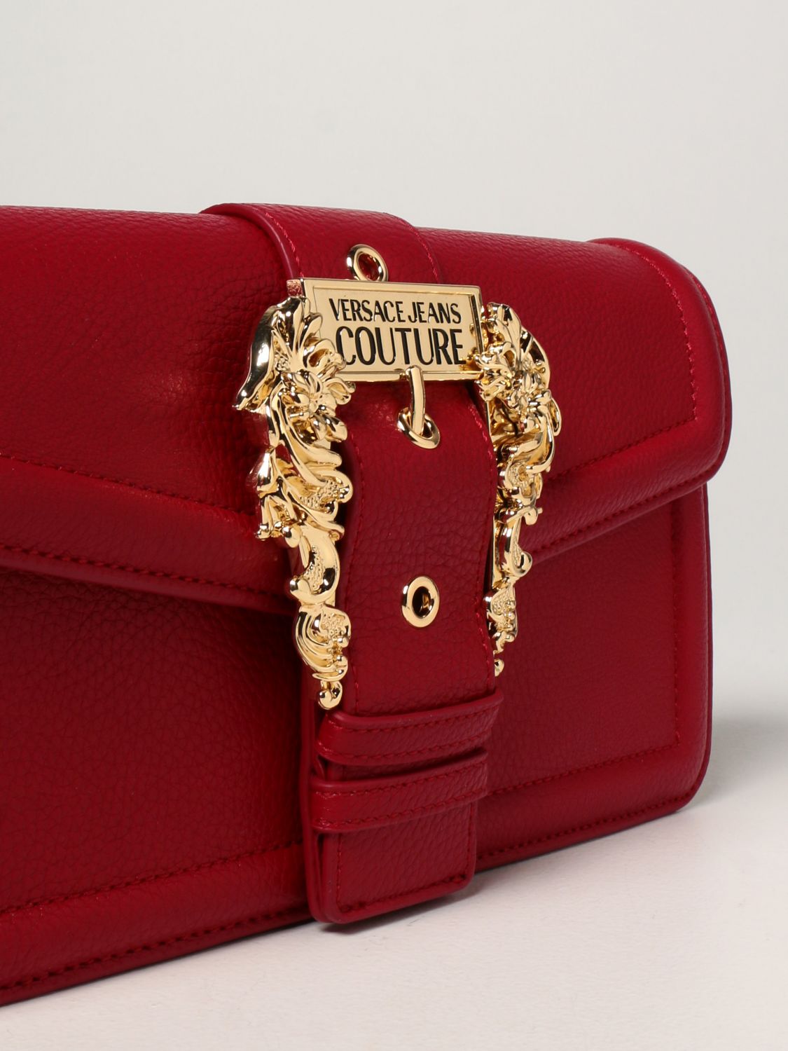 Shoulder bag Versace Jeans Couture: Versace Jeans Couture shoulder bag in synthetic leather red 3