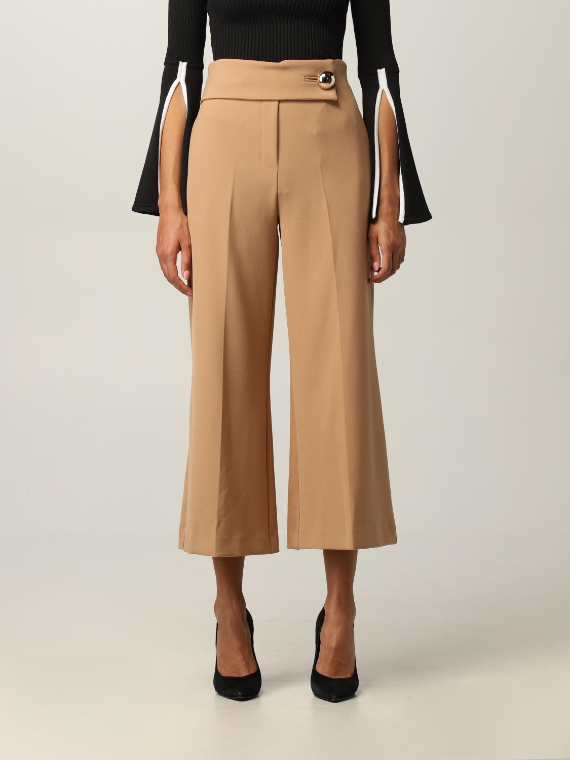 SIMONA CORSELLINI: Pantalone palazzo - Cammello | Pantalone Simona  Corsellini A21CPPA014 01 GIGLIO.COM