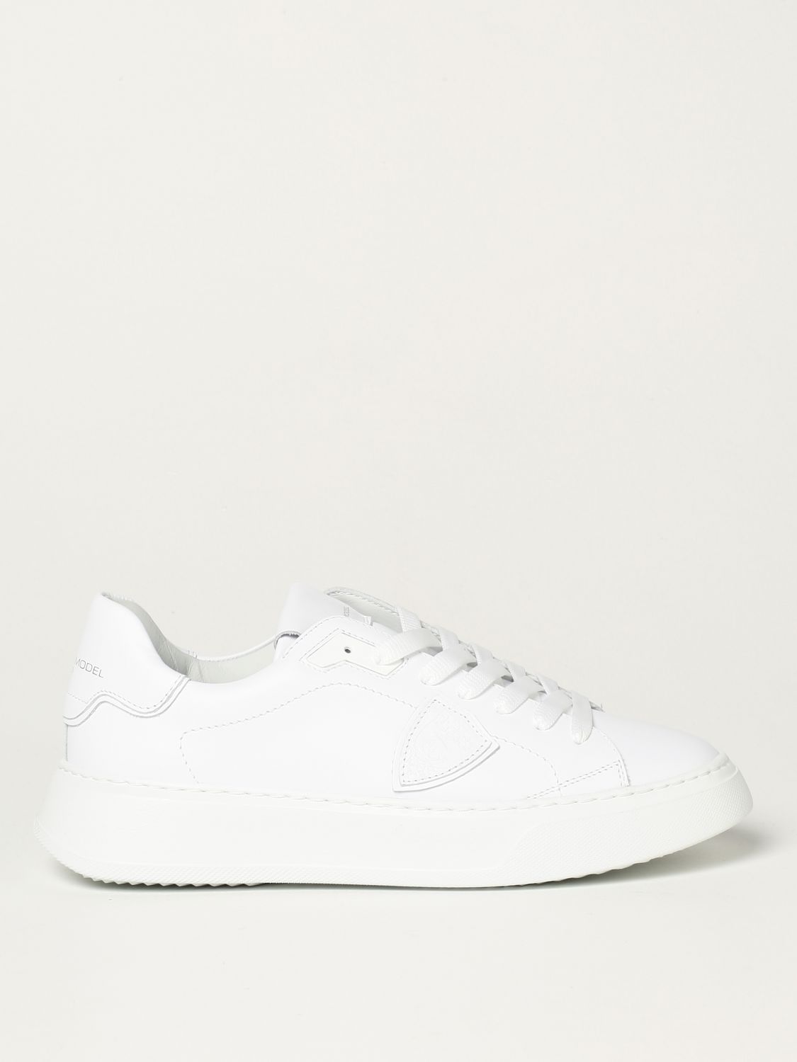 Baskets Philippe Model: Chaussures femme Philippe Model blanc 1