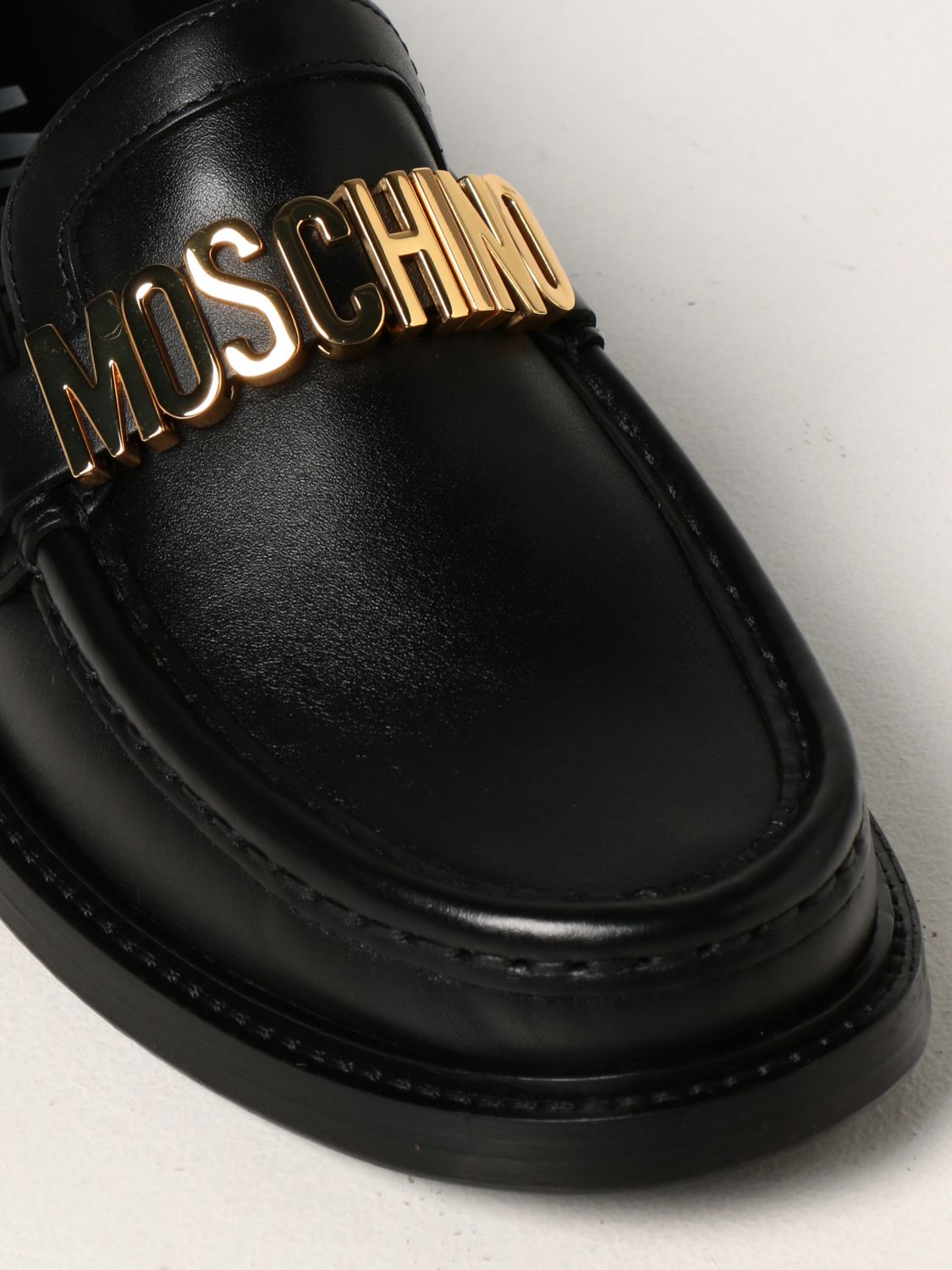 Mocassins Moschino Couture: Chaussures femme Moschino Couture noir 4