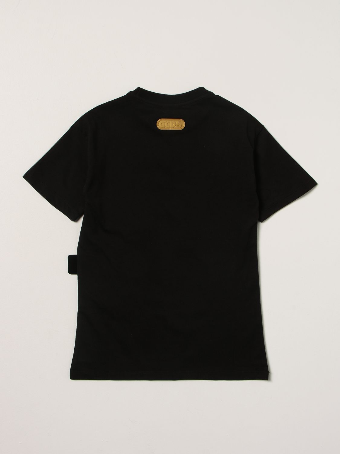 Abito Gcds: T-shirt Gcds in cotone con logo nero 2