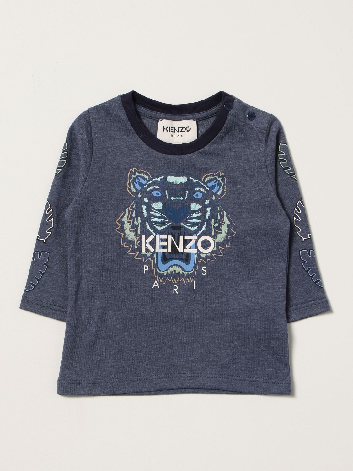 T-shirt Kenzo Junior: Maglia Kenzo Junior in cotone blue 1
