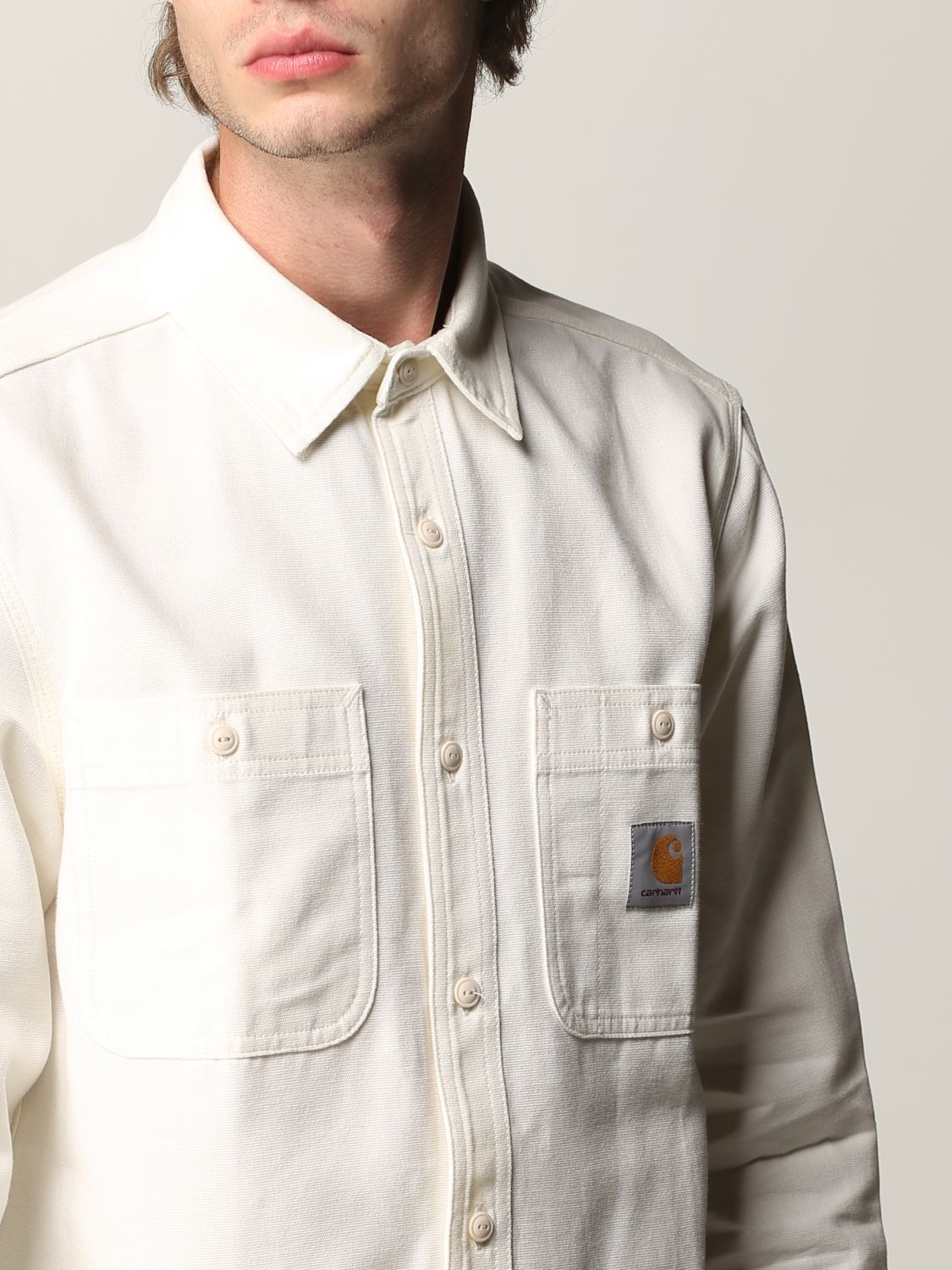 Рубашка Carhartt: Рубашка Мужское Carhartt белый 4