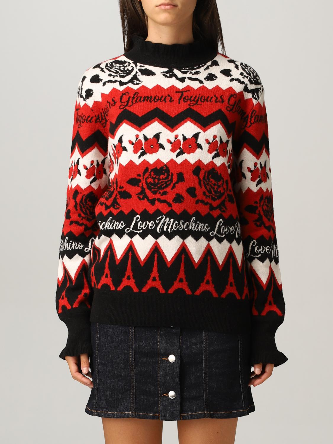 jacquard sweater women's