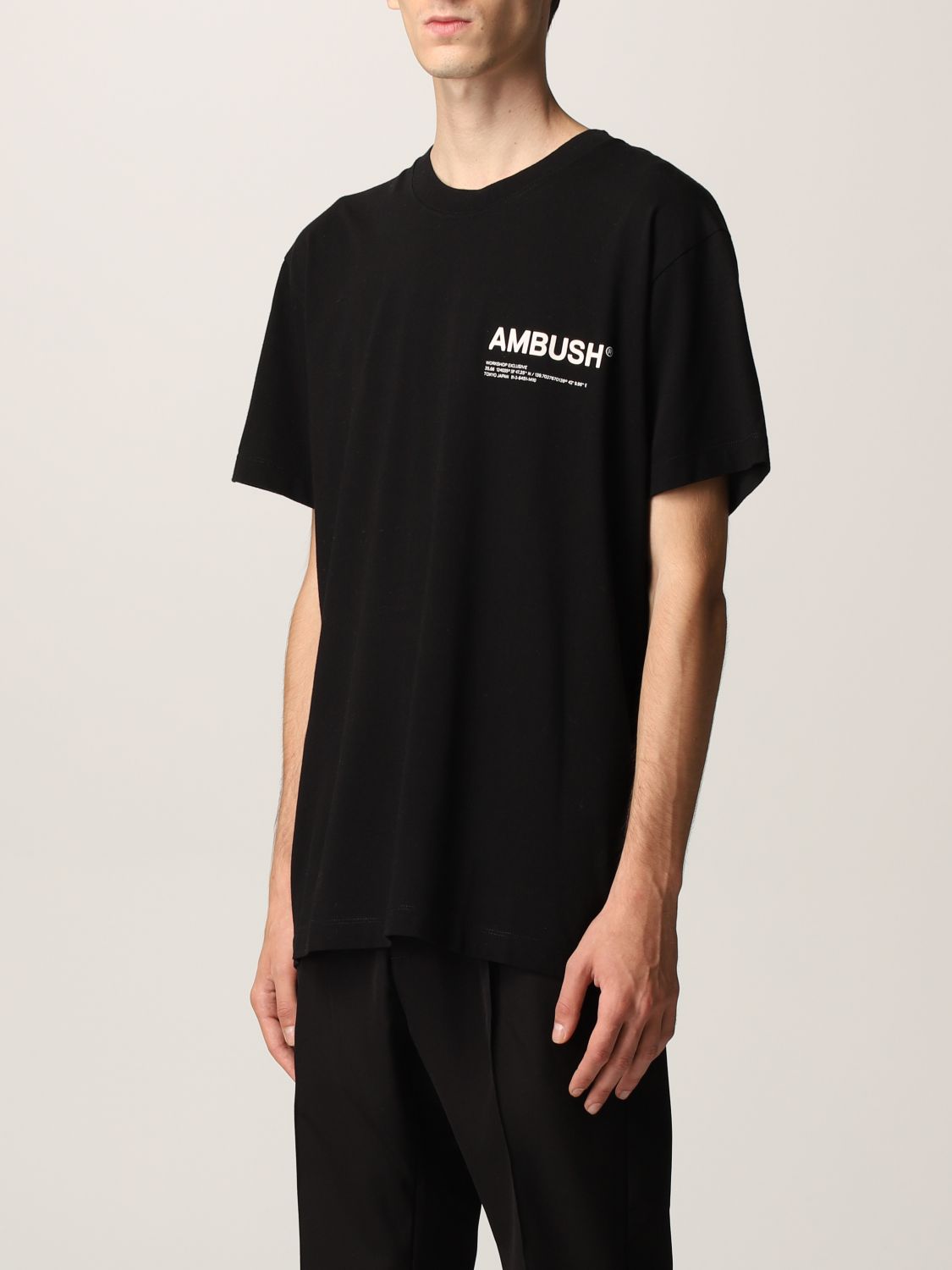 AMBUSH: Tシャツ メンズ - ブラック | Tシャツ Ambush 