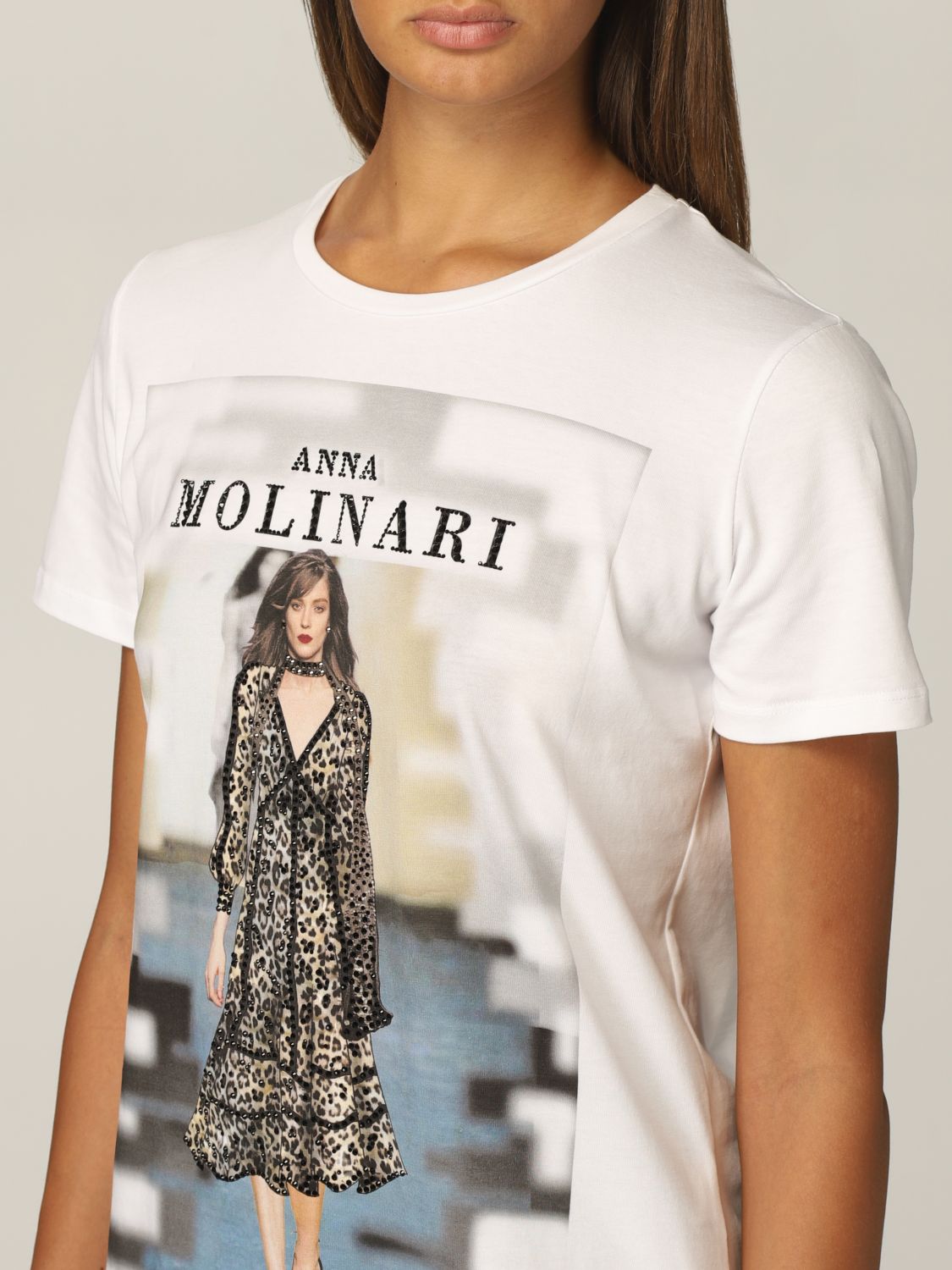 ANNA MOLINARI：Tシャツ レディース - ホワイト | GIGLIO.COM ...