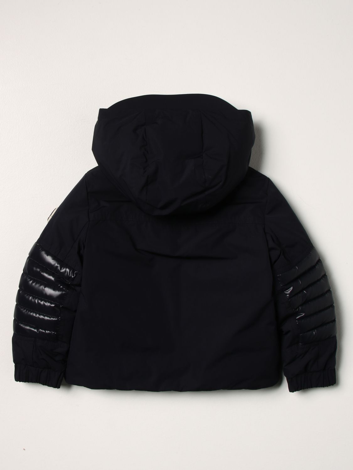 Куртка Moncler: Пальто Детское Moncler синий 1 2