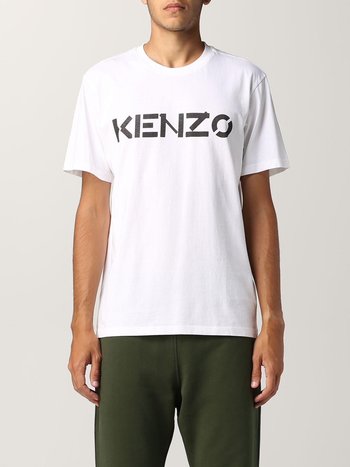 T-shirt Kenzo: T-shirt Kenzo con logo bianco 1