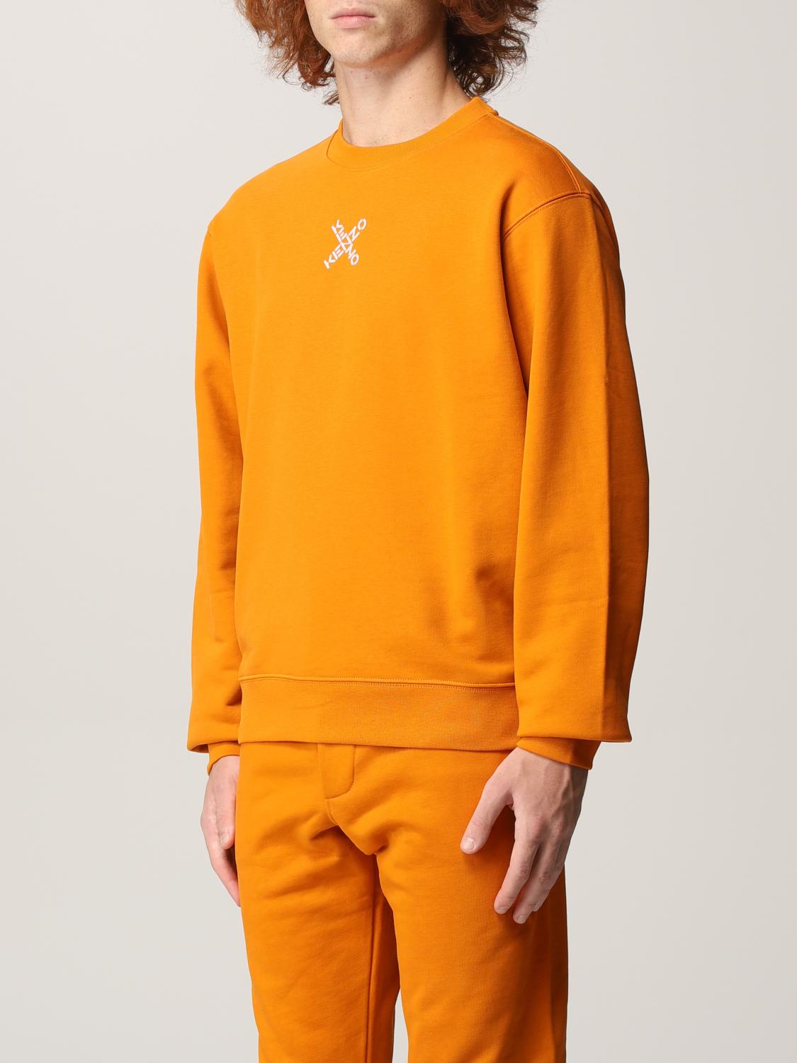 kenzo jumper mens orange