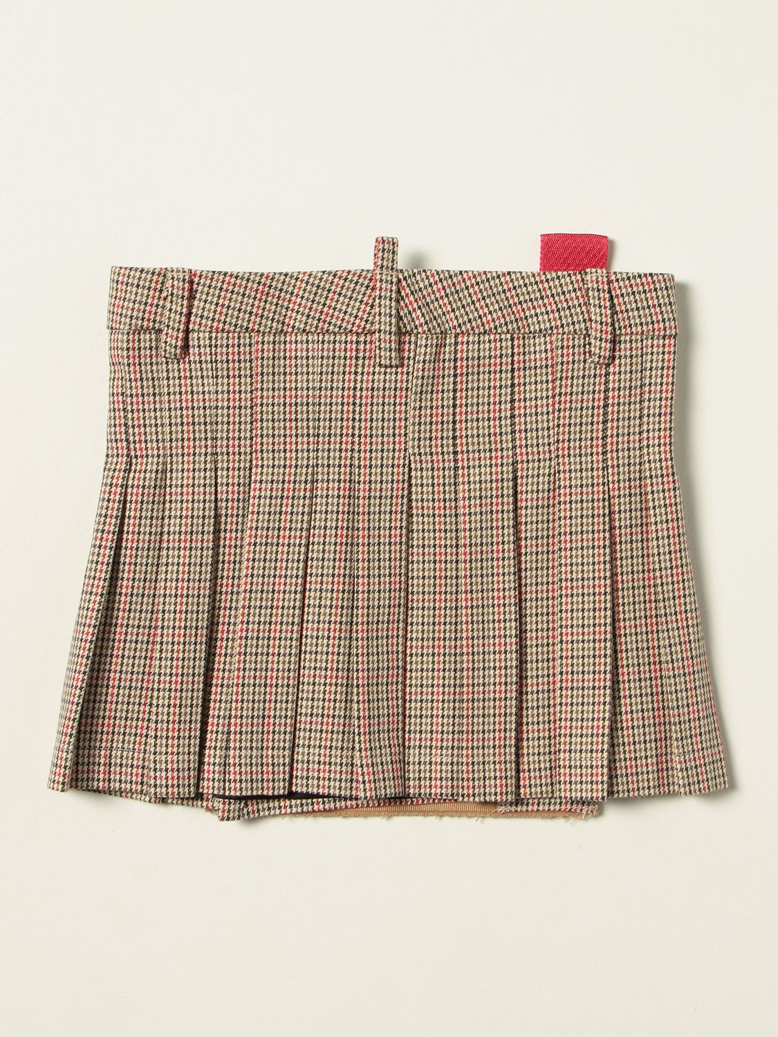 Skirt Dsquared2 Junior: Dsquared2 Junior skirt in cotton and wool red 2