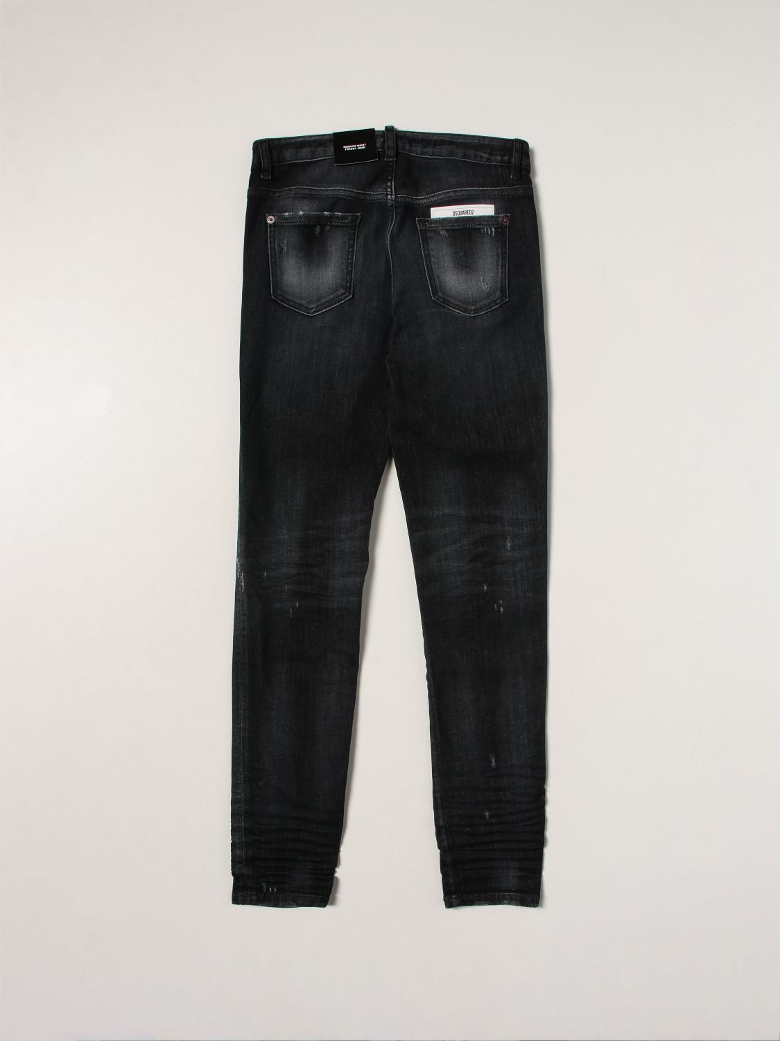 Jeans Dsquared2 Junior: Dsquared2 Junior 5-pocket jeans ripped black 2