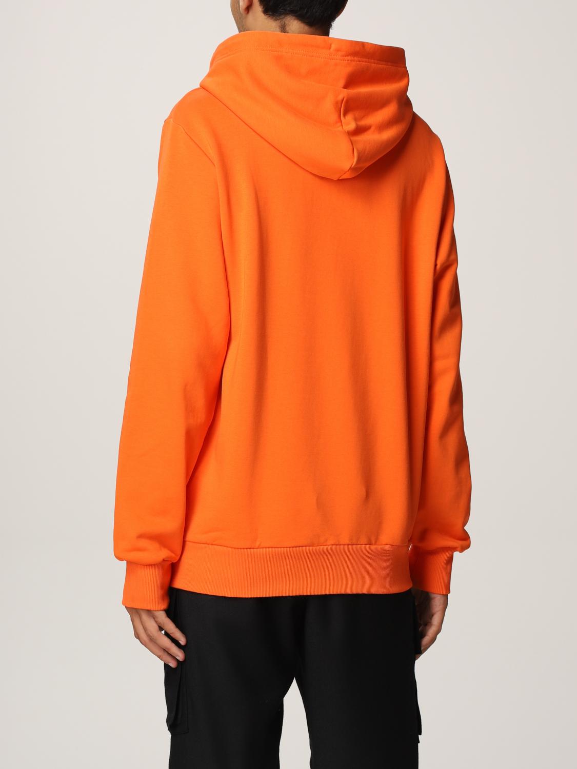 DIESEL: Sweatshirt herren - Orange | Sweatshirt Diesel A02802 0DEAL  GIGLIO.COM