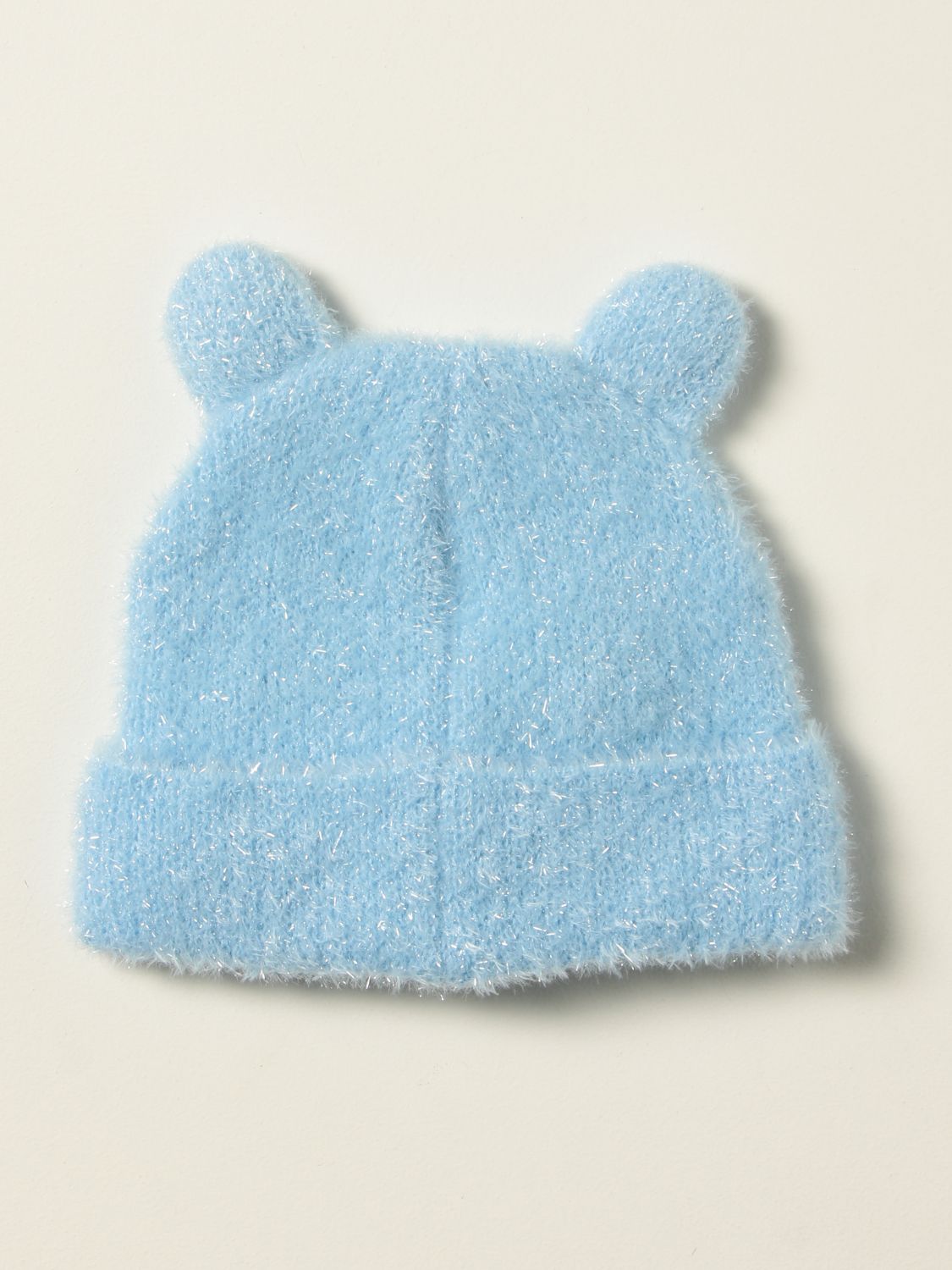Hat Gcds: Gcds beanie hat with ears gnawed blue 2