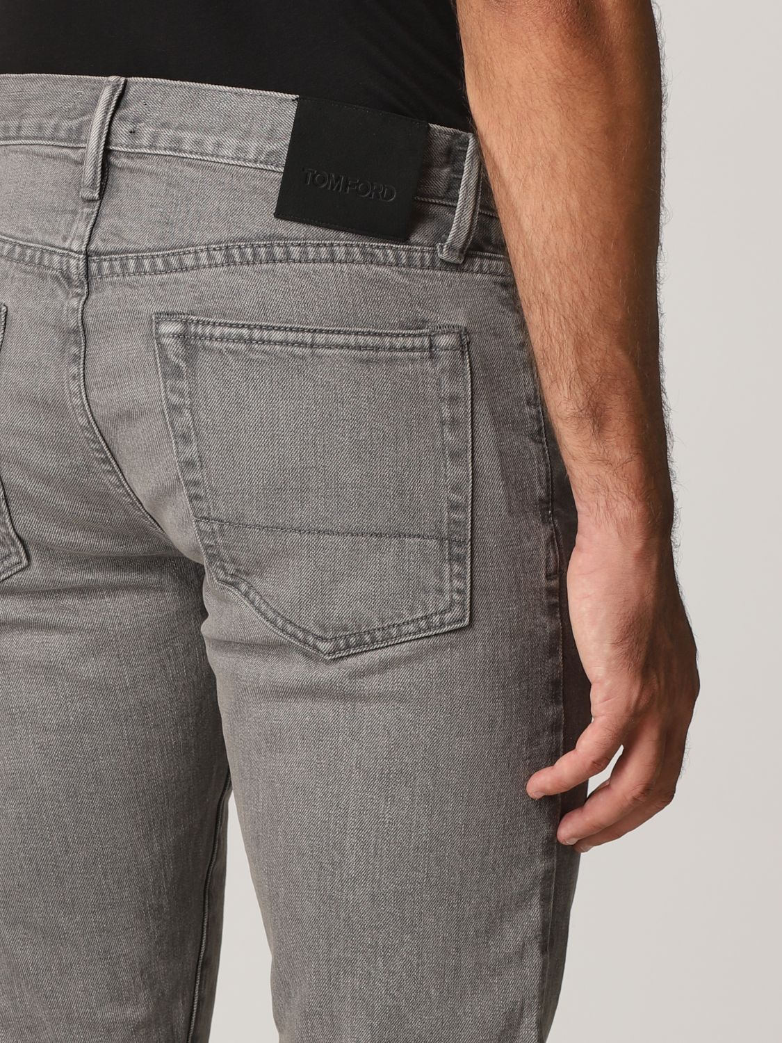 Jeans Tom Ford: Pantalón hombre Tom Ford gris 5
