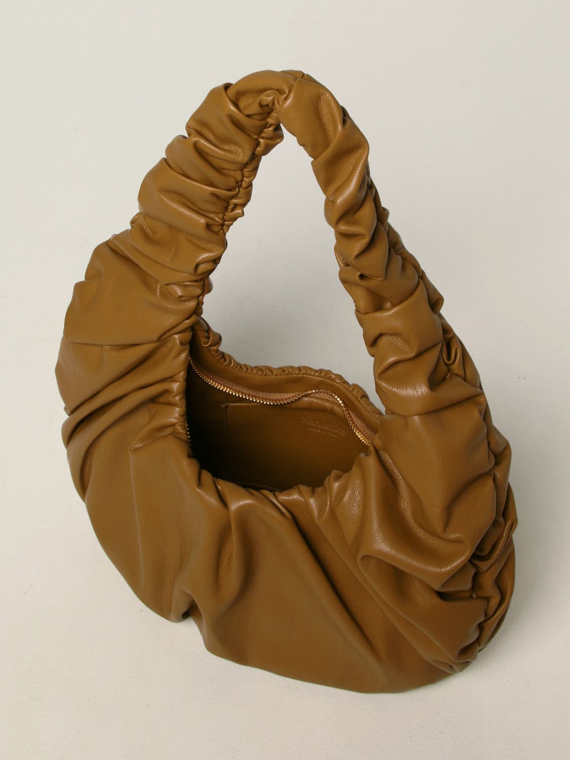 Shoulder bag Nanushka: Anja Baguette Nanushka bag in vegan leather brown 5