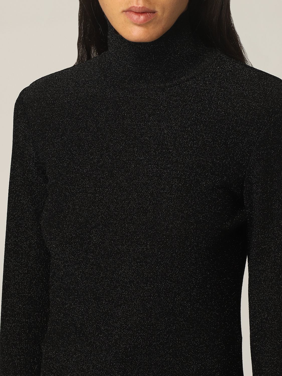 Maglia Maliparmi: Maglia Maliparmi in jersey di lurex nero 4