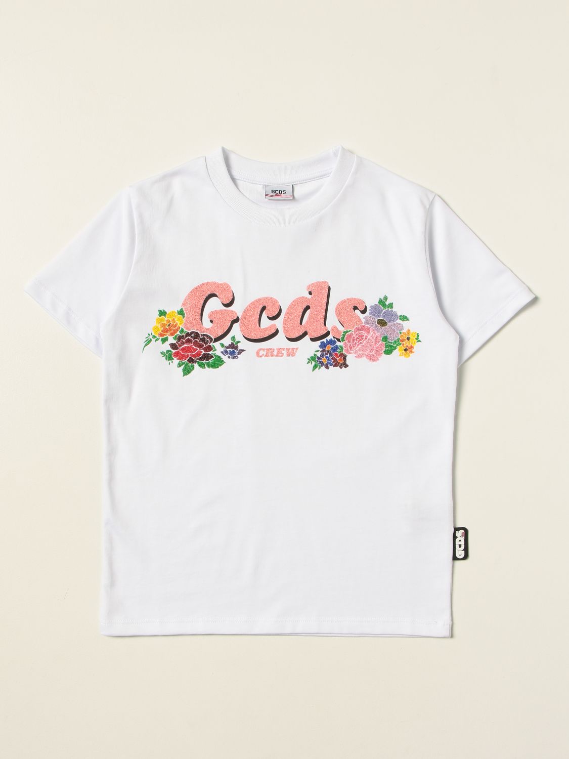 T恤 Gcds: T恤 儿童 Gcds 白色 1