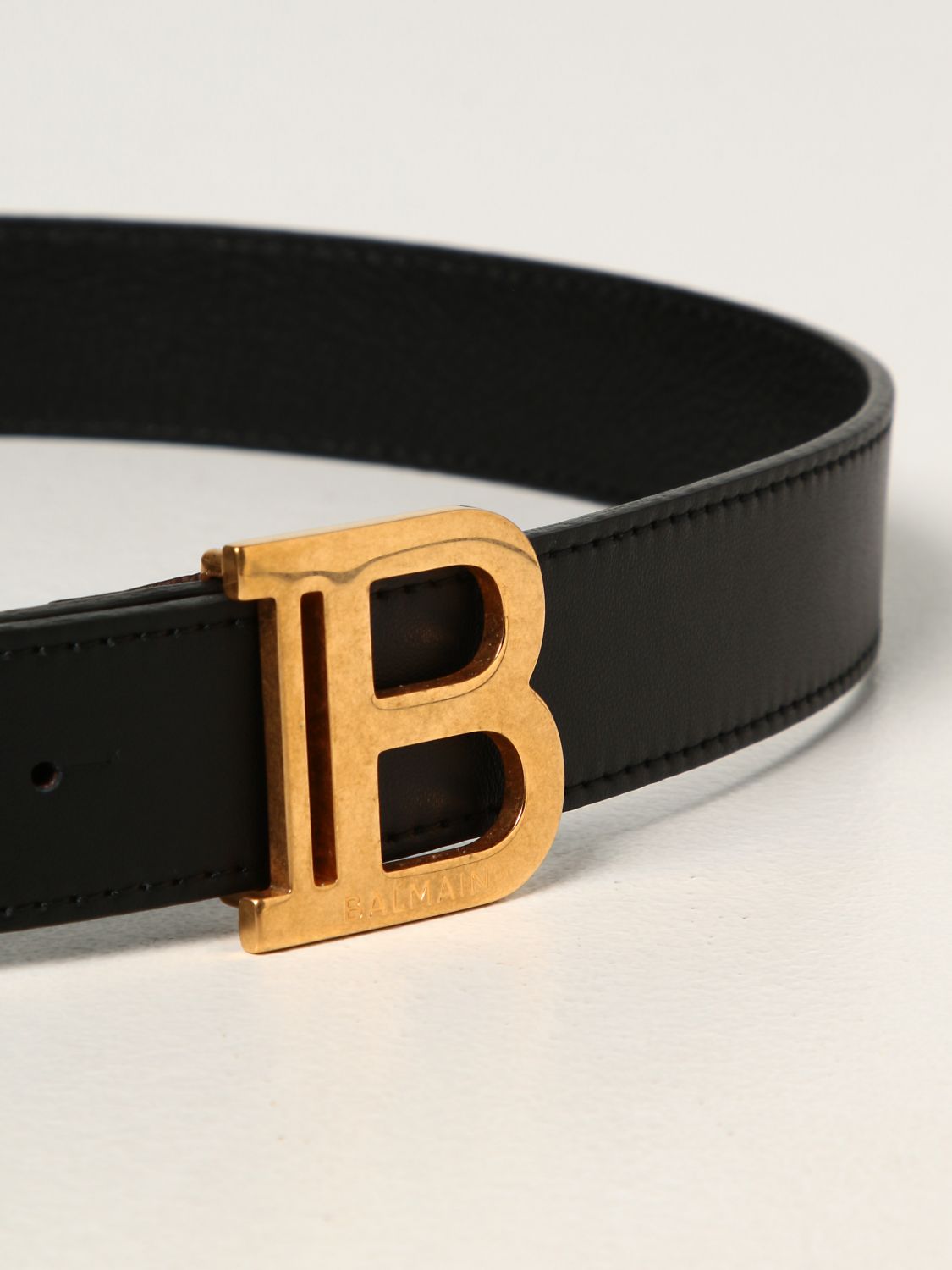 Belt Balmain: Balmain leather belt gold 2