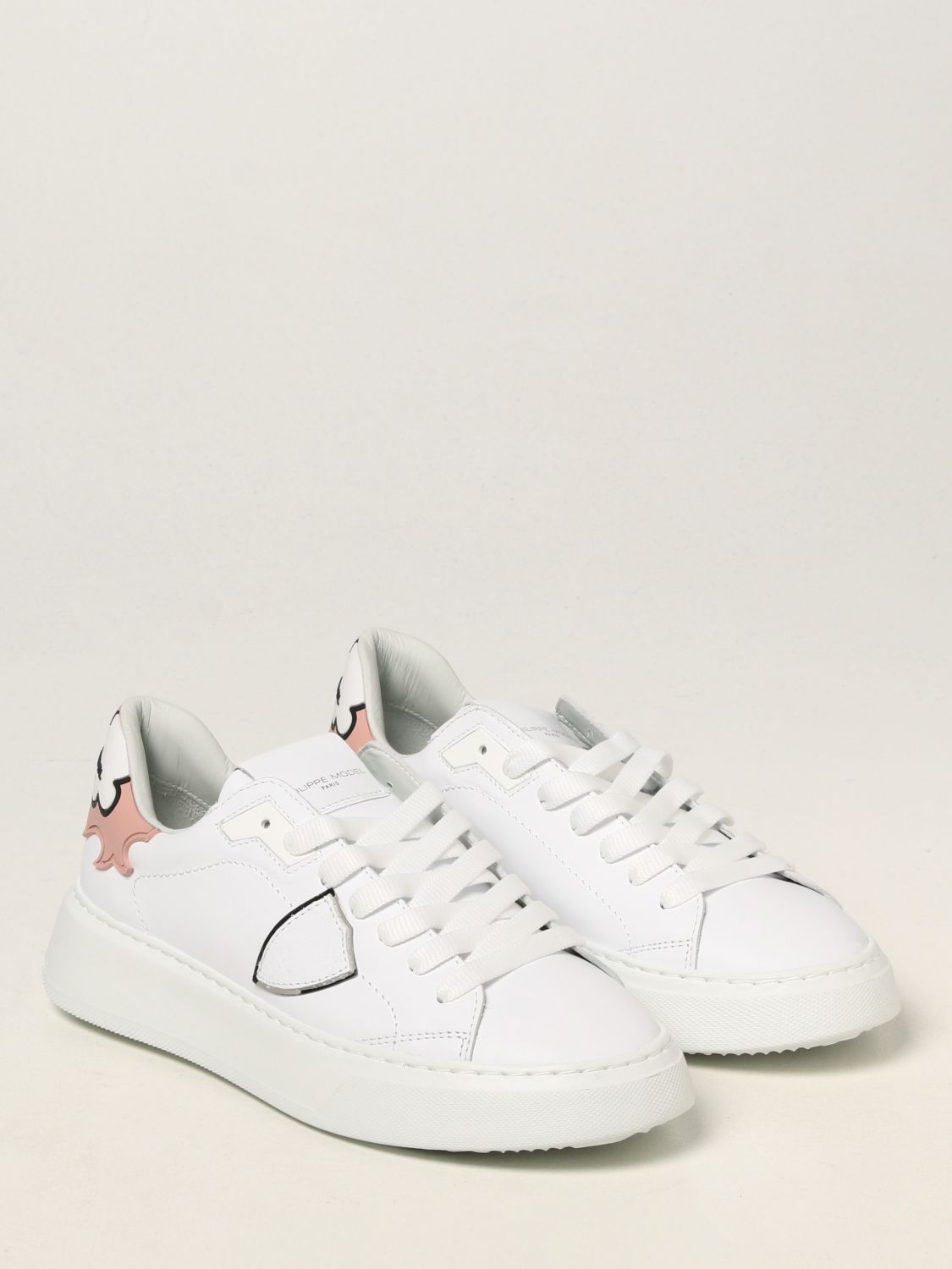 Sneakers Philippe Model: Temple Philippe Model trainers in leather white 2