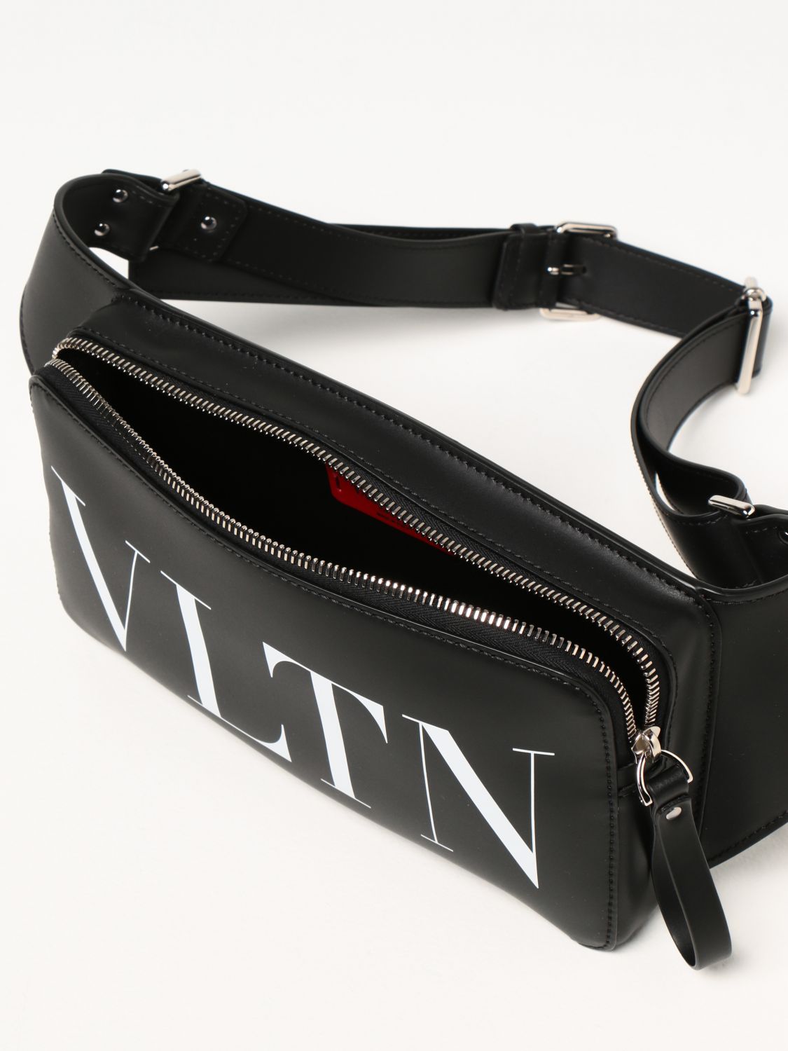 VALENTINO GARAVANI: leather belt bag | Belt Valentino Garavani Men Black | Belt Bag Valentino Garavani WY2B0719WJW GIGLIO.COM