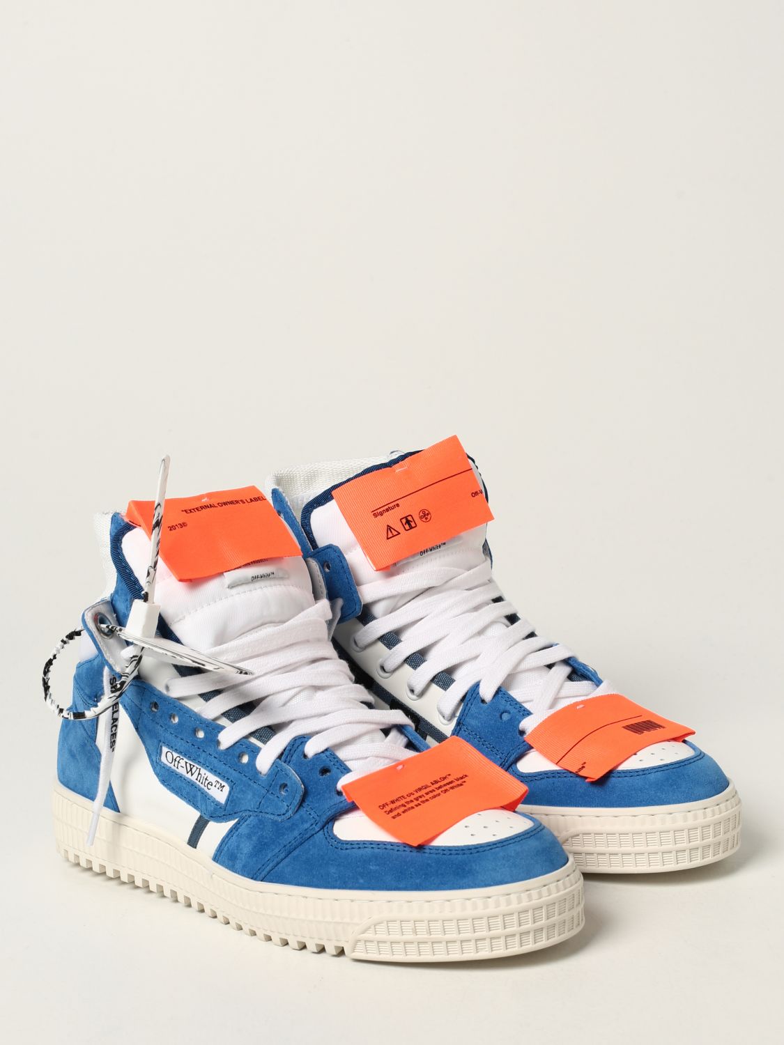 OFF-WHITE: Trainers men Off White - Blue | Trainers Off-White ...