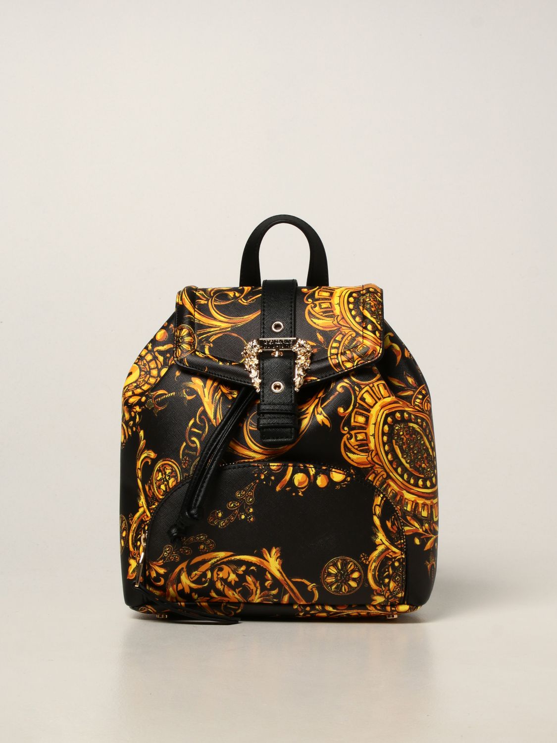 Backpack Versace Jeans Couture: Versace Jeans Couture backpack with Baroque print multicolor 1
