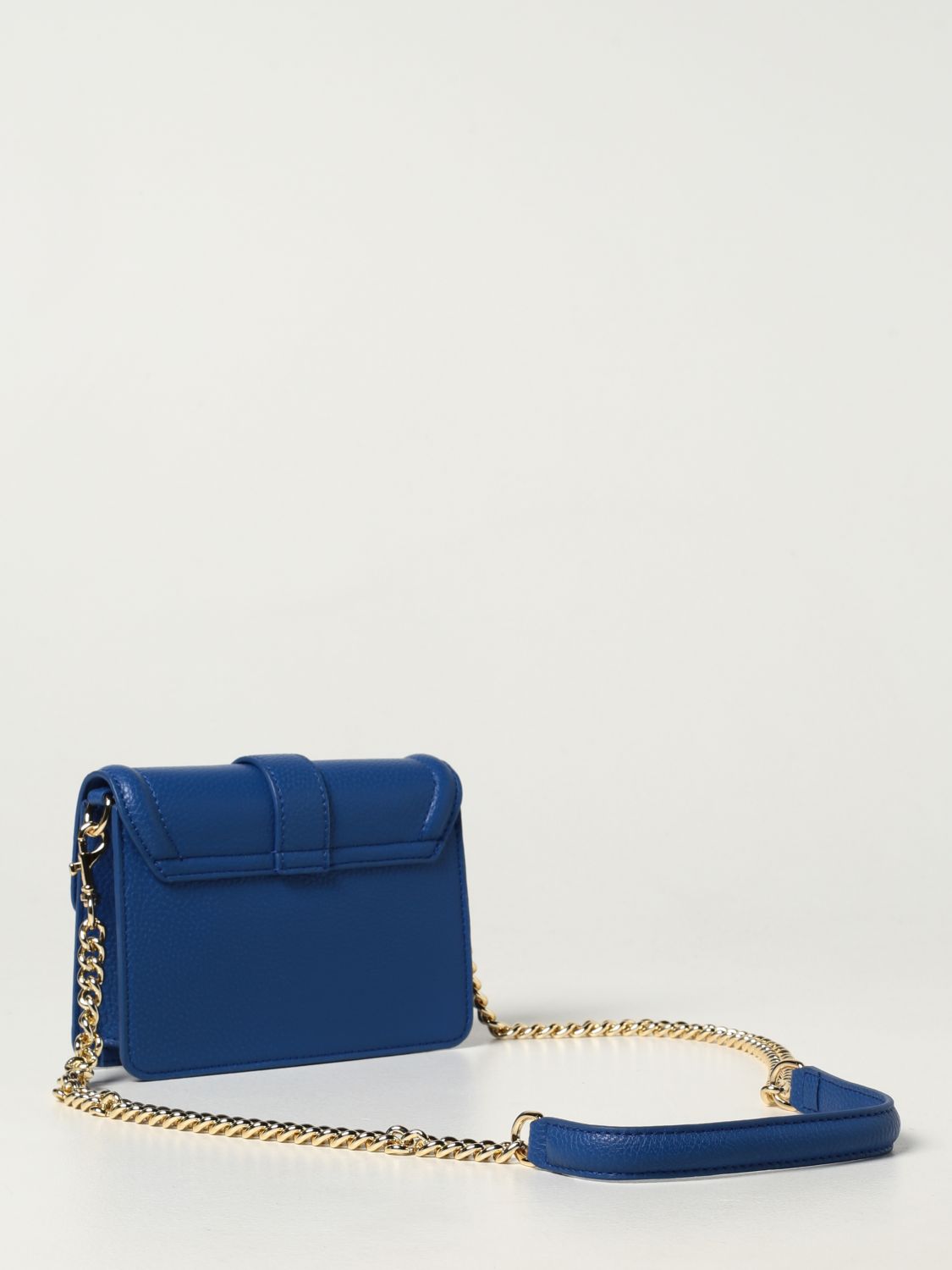 Mini bag Versace Jeans Couture: Versace Jeans Couture bag in textured synthetic leather blue 2