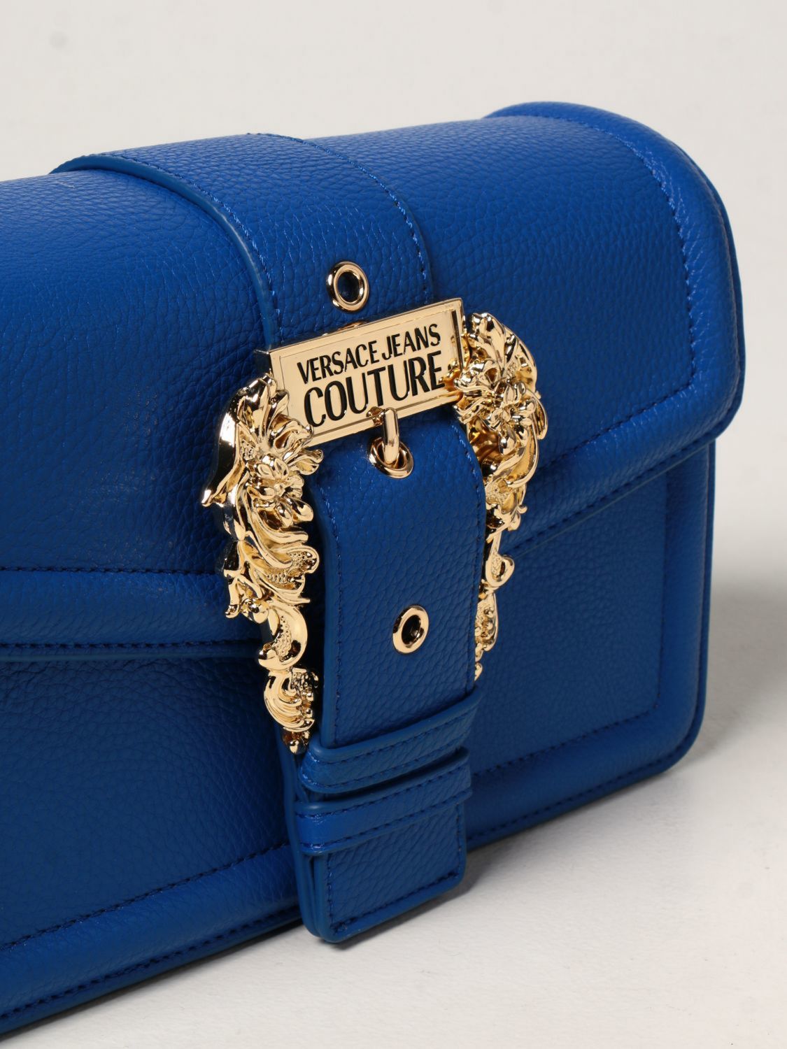 Crossbody bags Versace Jeans Couture: Versace Jeans Couture crossbody bag in synthetic leather cobalt 3