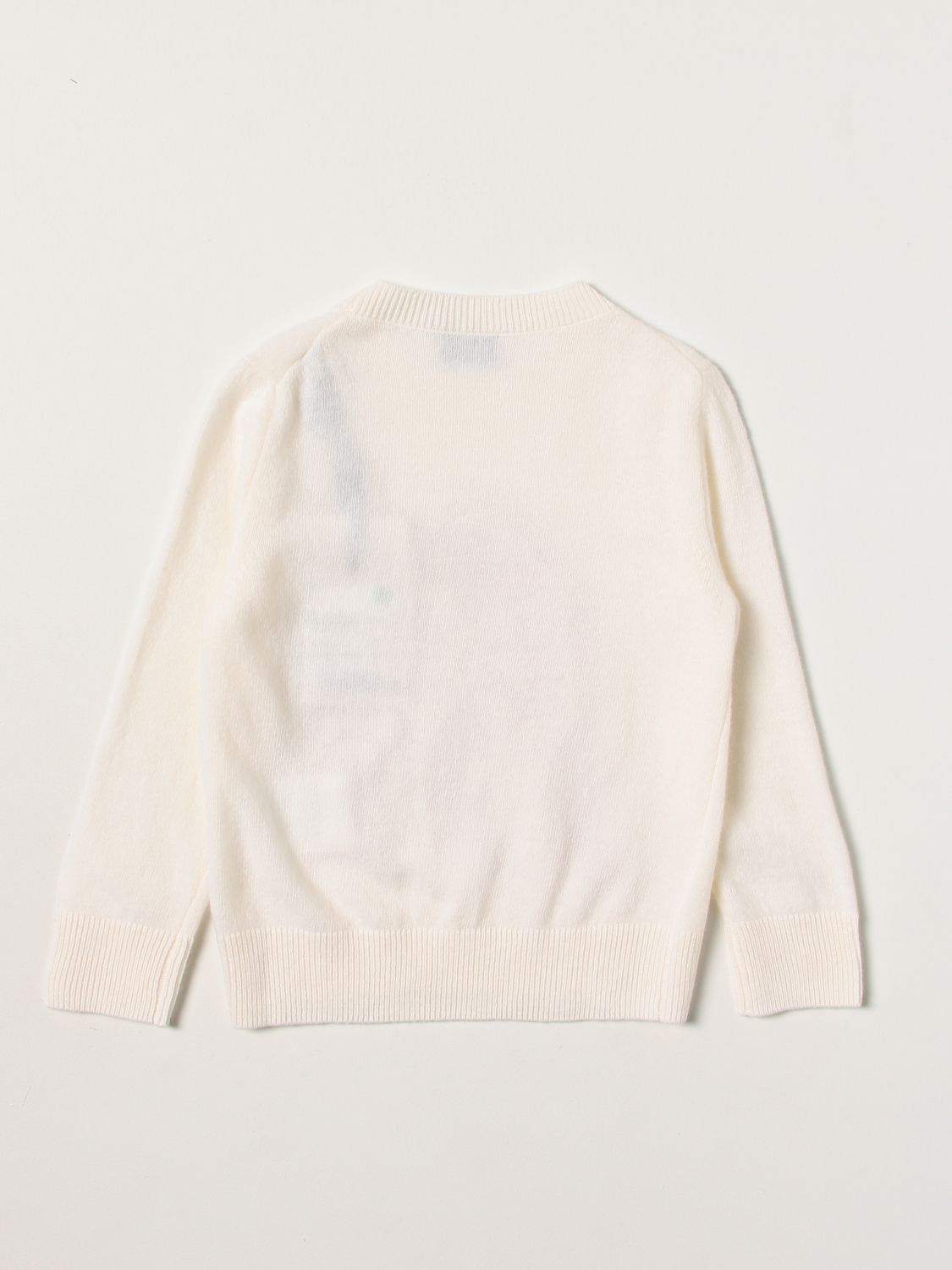 Sweater Moncler: Moncler sweater with geometric bear white 2