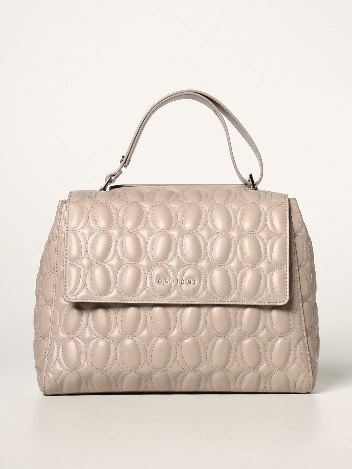 Handbag Orciani: Shoulder bag women Orciani beige 1