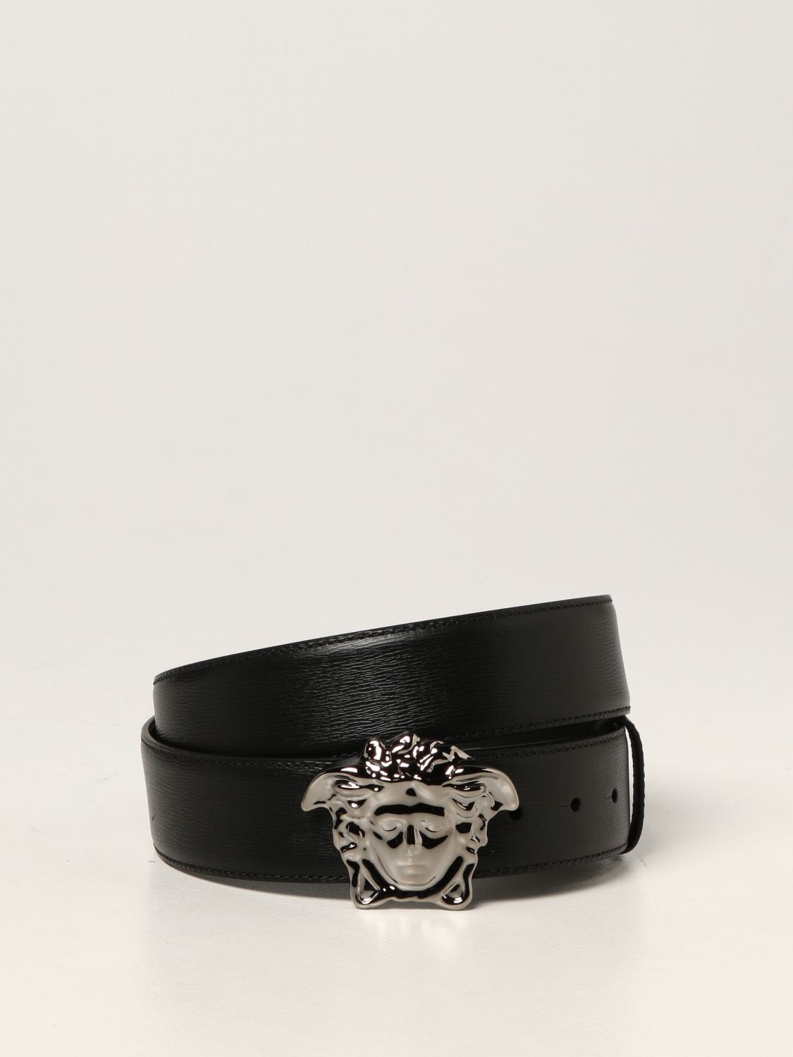 Belt Versace: Versace belt in calfskin with Medusa black 1