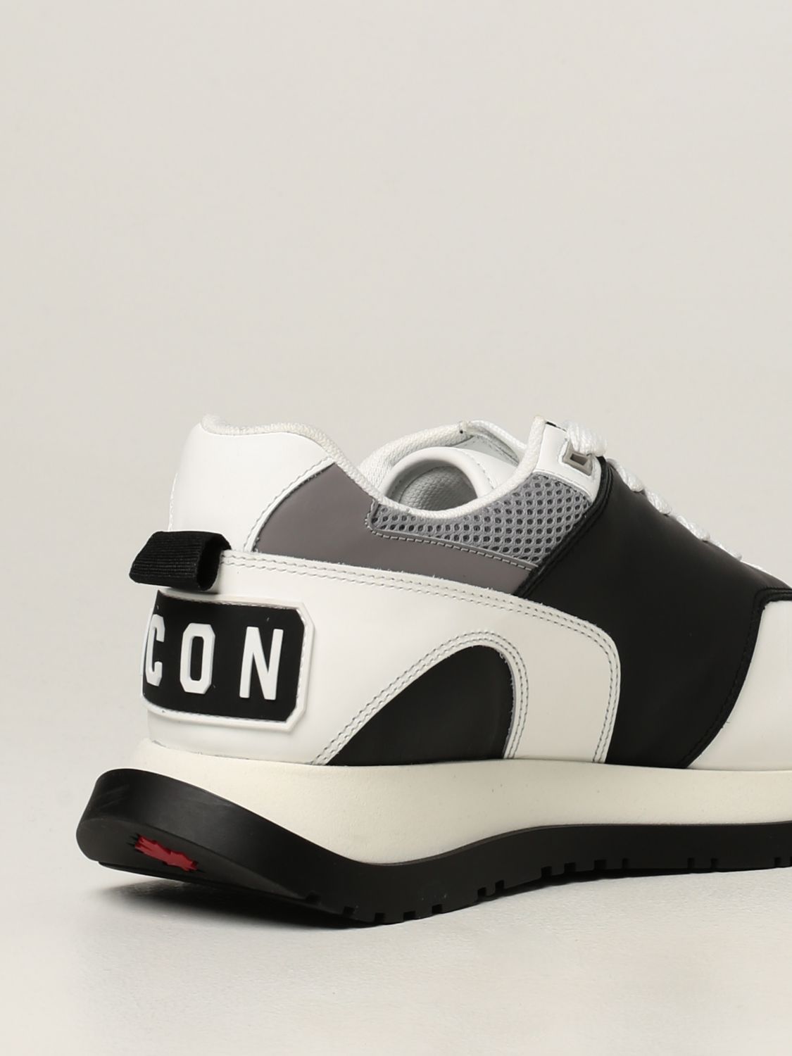 Sneakers Dsquared2: Dsquared2 Running sneakers in leather and mesh black 1 3