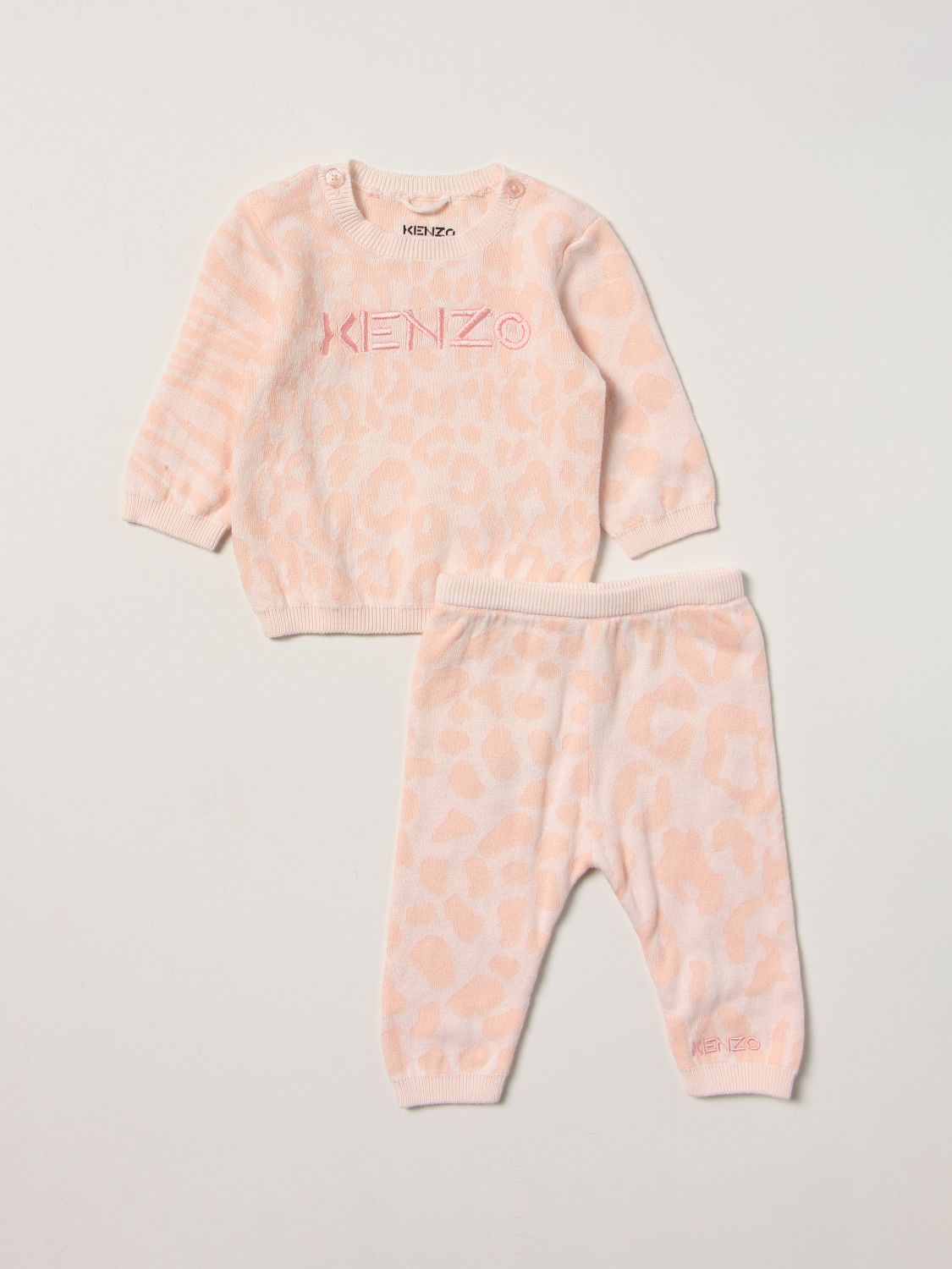 Baby-Overall Kenzo Junior: Baby-overall kinder Kenzo Junior pink 1