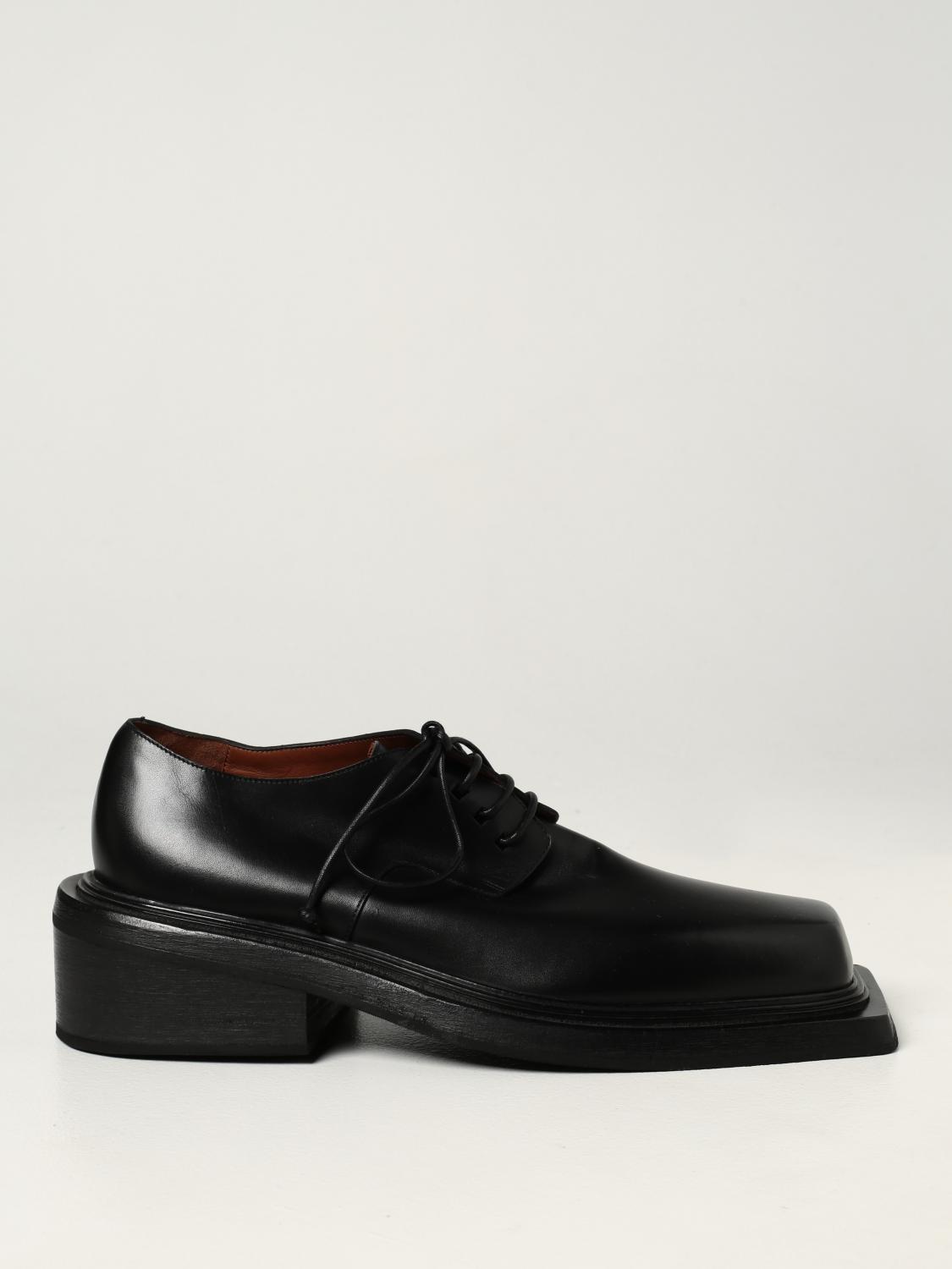 MARSÈLL: Derby shoes Cassettino in leather - Black | Marsèll brogue shoes  MM4301118 online on 