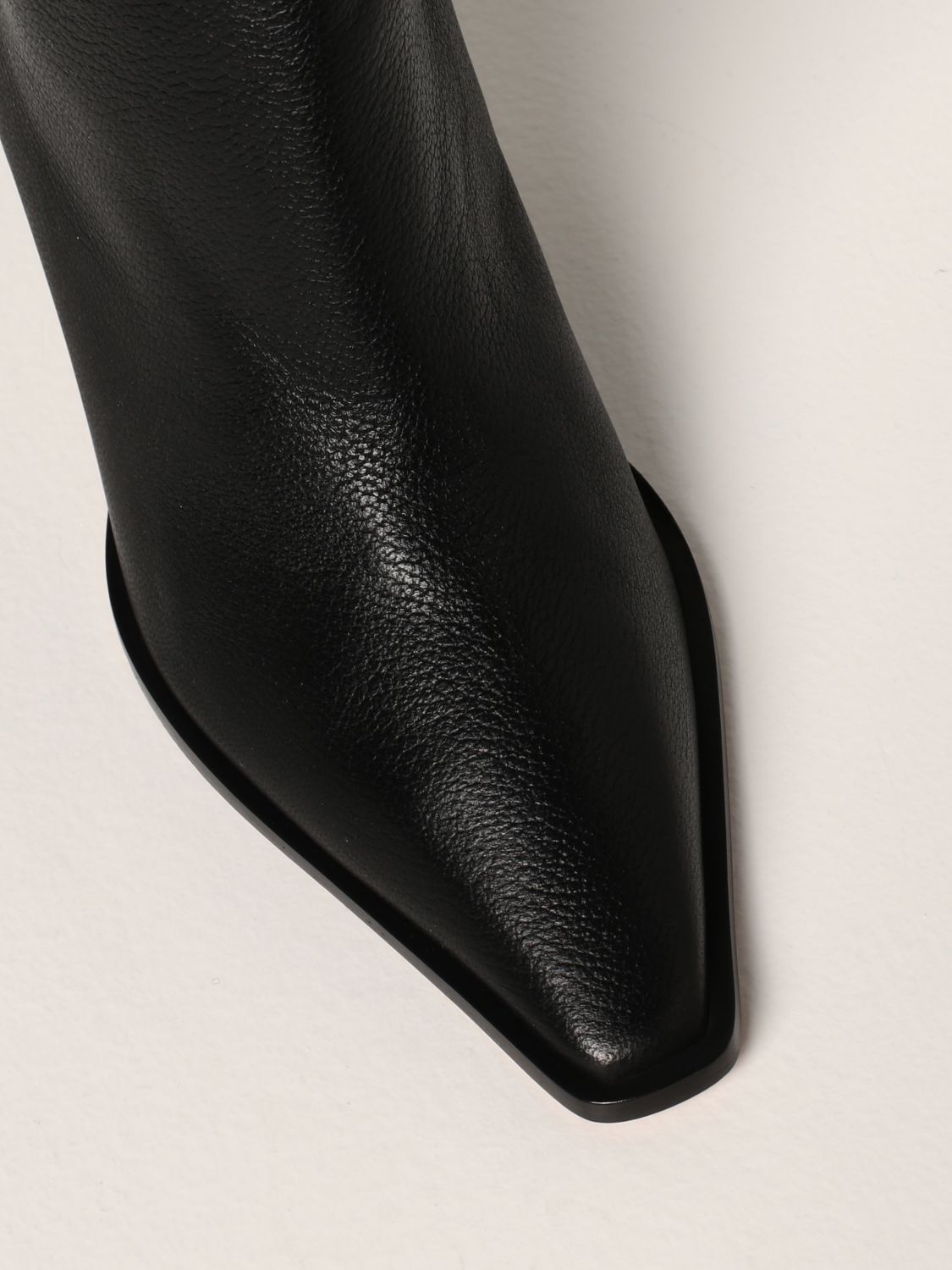 Boots Aquazzura: Aquazzura boots in grained nappa leather black 4