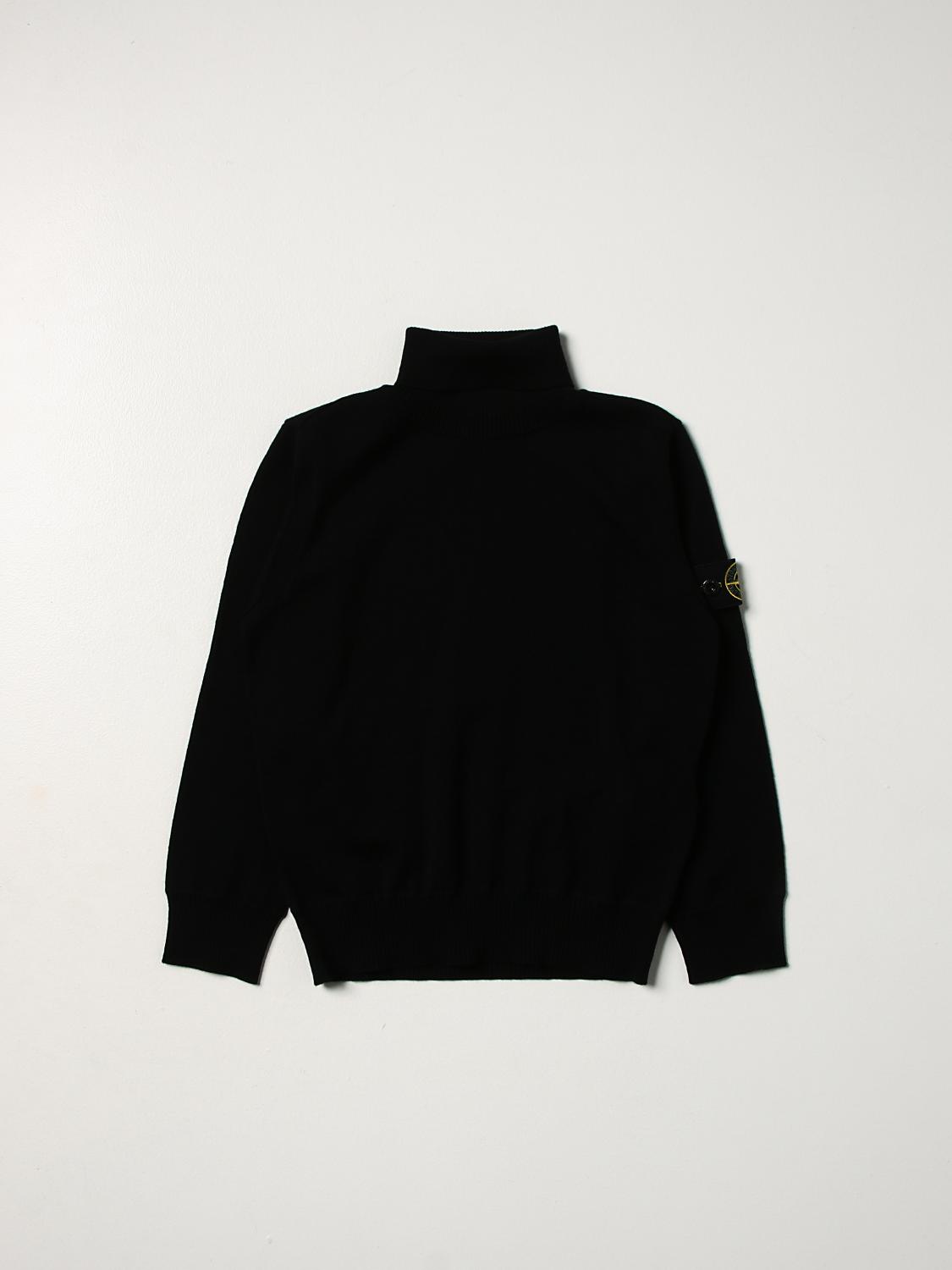 stone island junior black jumper