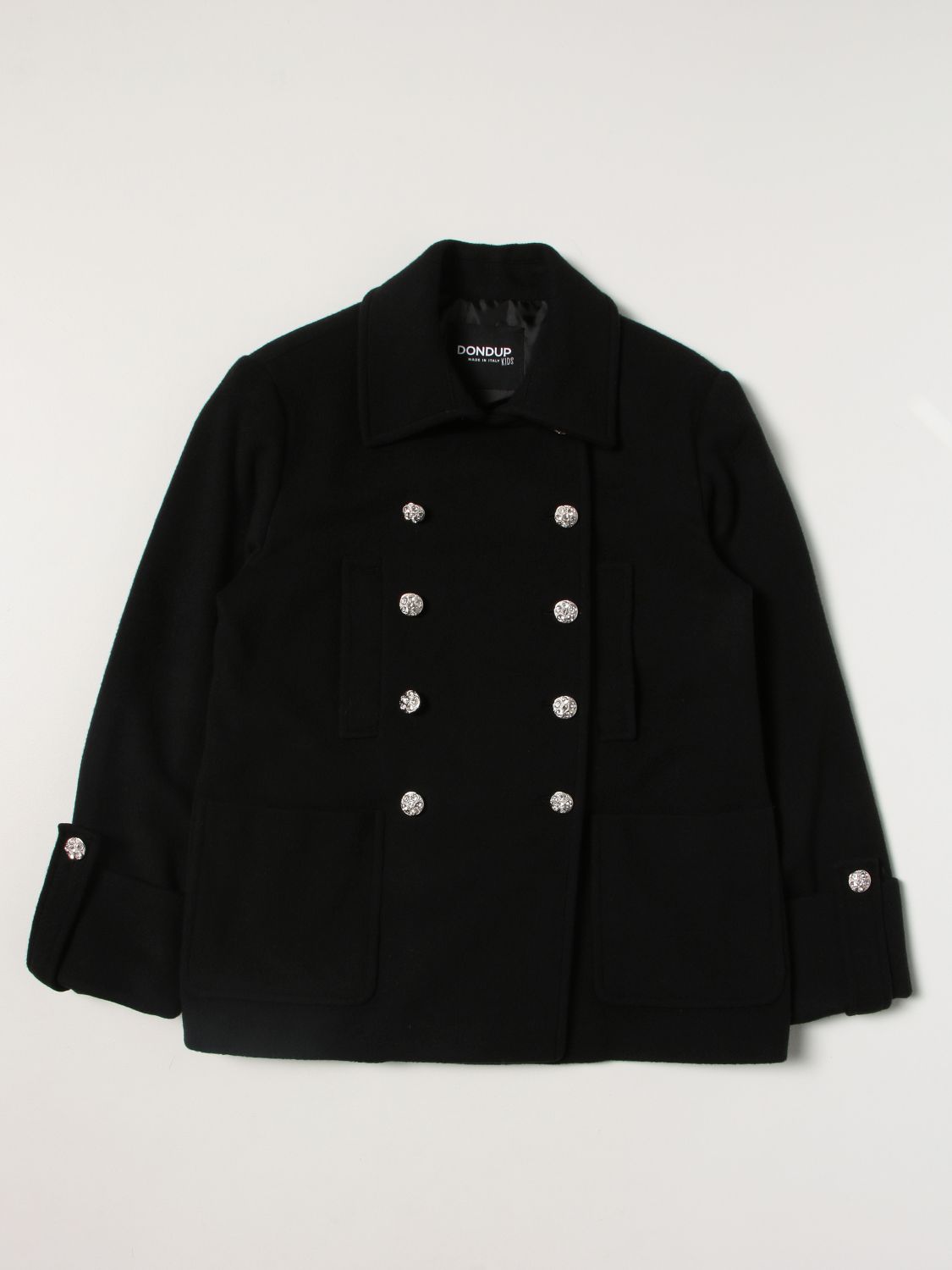 大衣 Dondup: 外套 儿童 Dondup 黑色 1