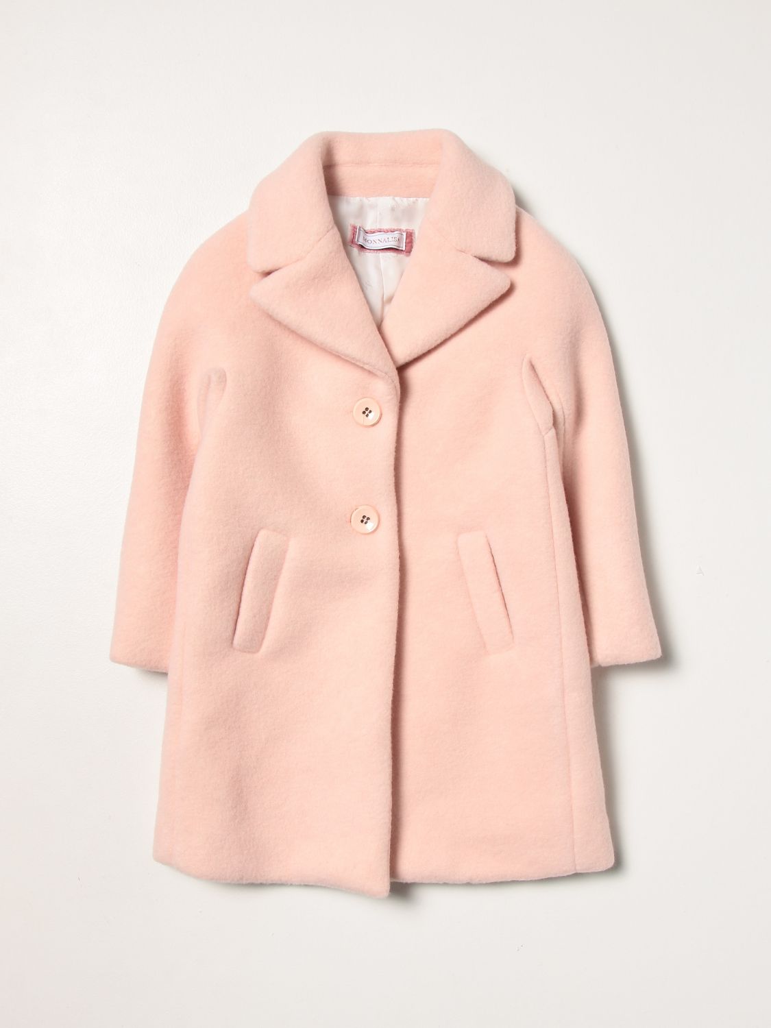 MONNALISA: Jacket kids - Pink | Coat Monnalisa 1781168511 GIGLIO.COM