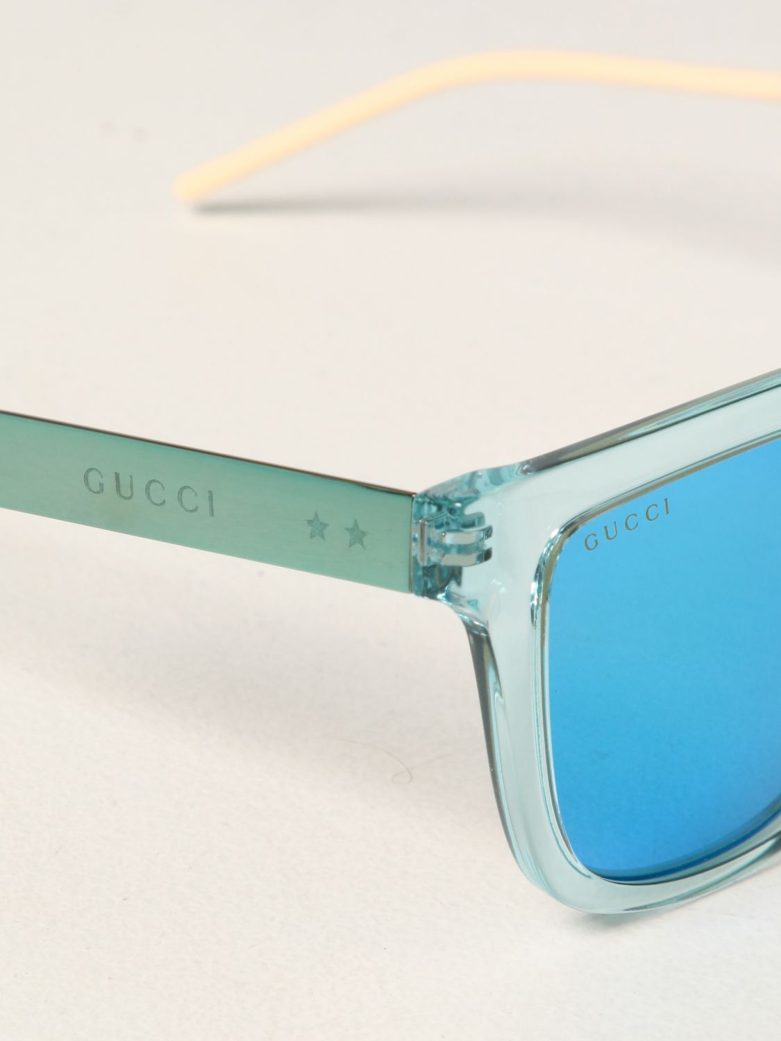Солнцезащитные очки Gucci: Солнцезащитные очки Мужское Gucci синий 4