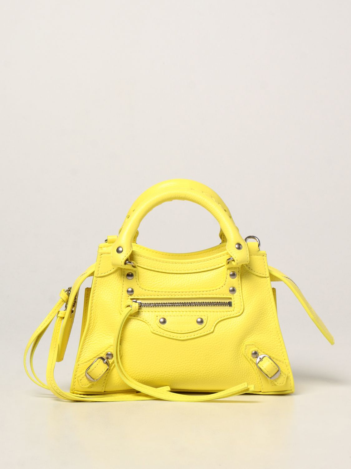 Balenciaga Classic Mini City Bag in Yellow