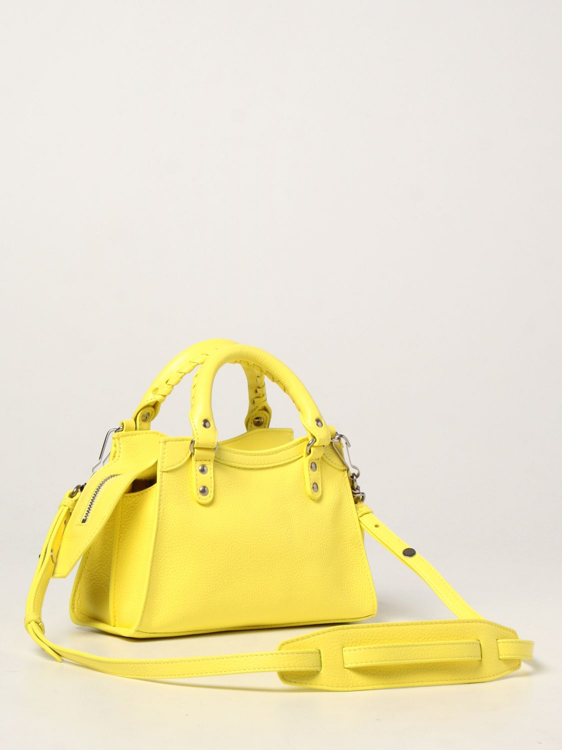 BALENCIAGA: Neo Classic City mini bag in grained leather | Mini Bag ...