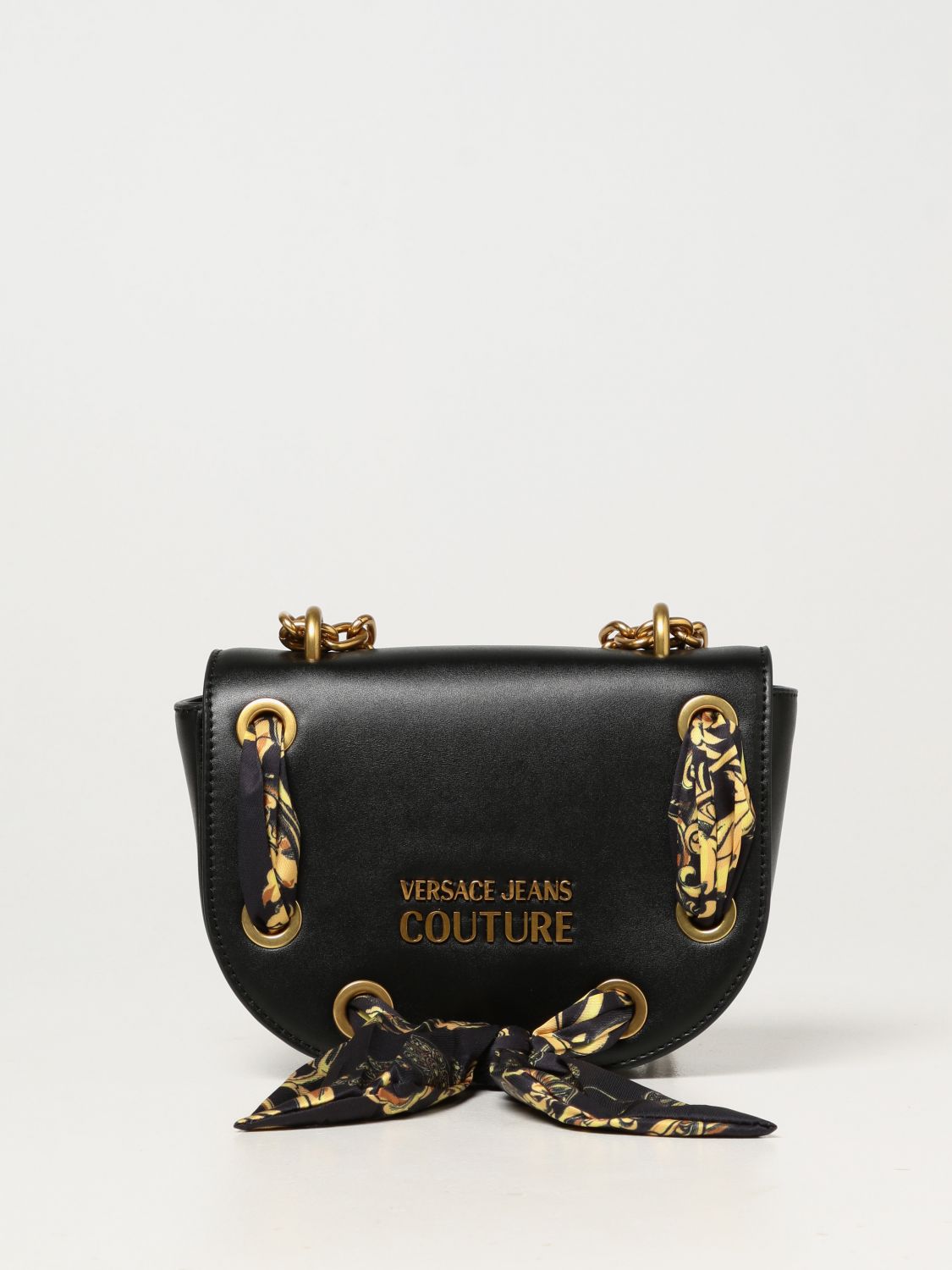 VERSACE JEANS COUTURE: bag in synthetic leather - | Jeans Couture crossbody 71VA4BA9ZS059 online on GIGLIO.COM