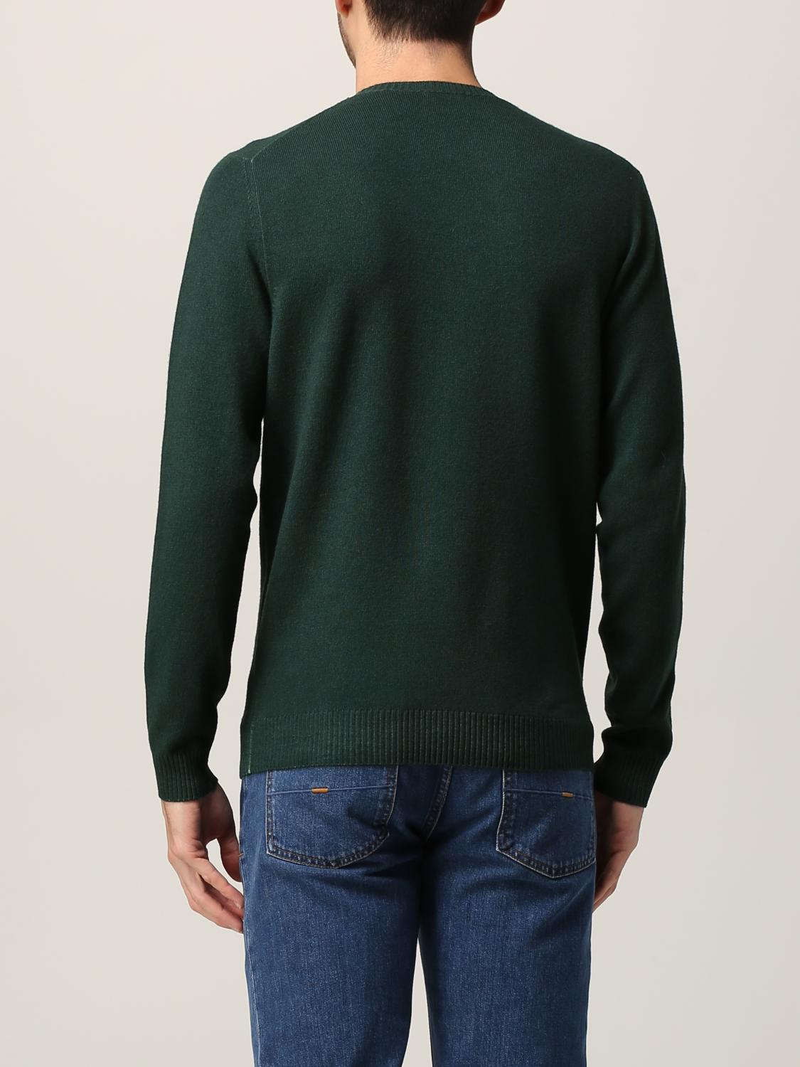 men's forest green sweater