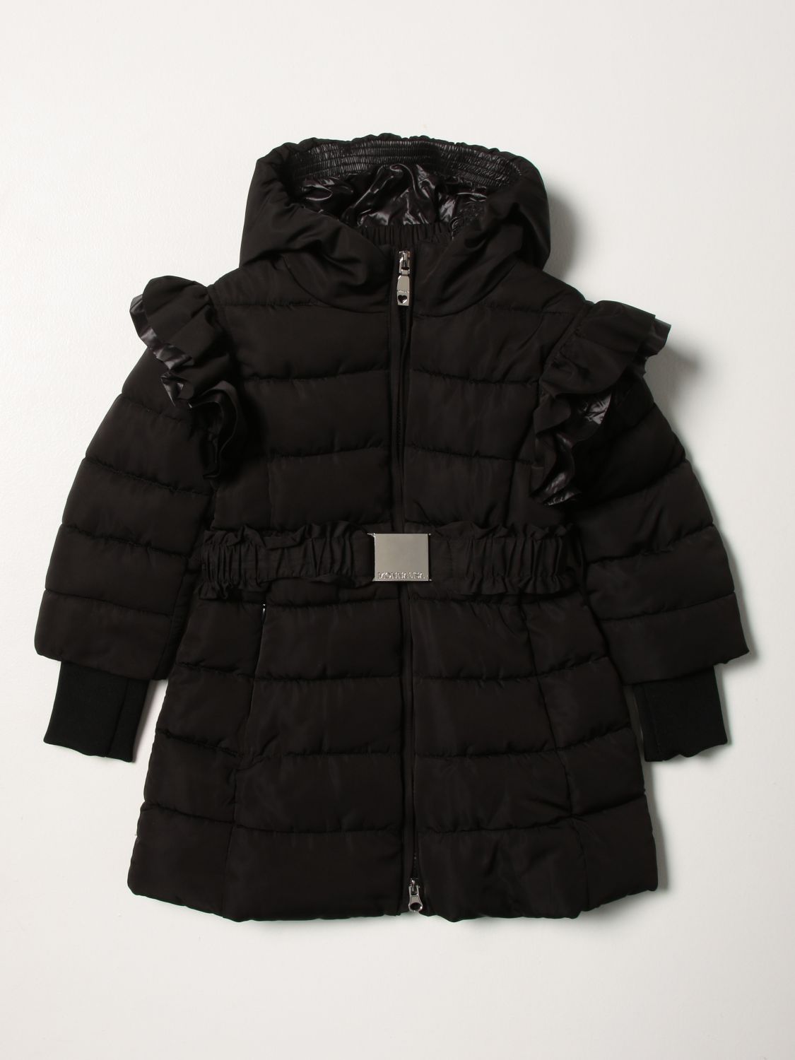 Jacket Monnalisa: Coat kids Monnalisa black 1