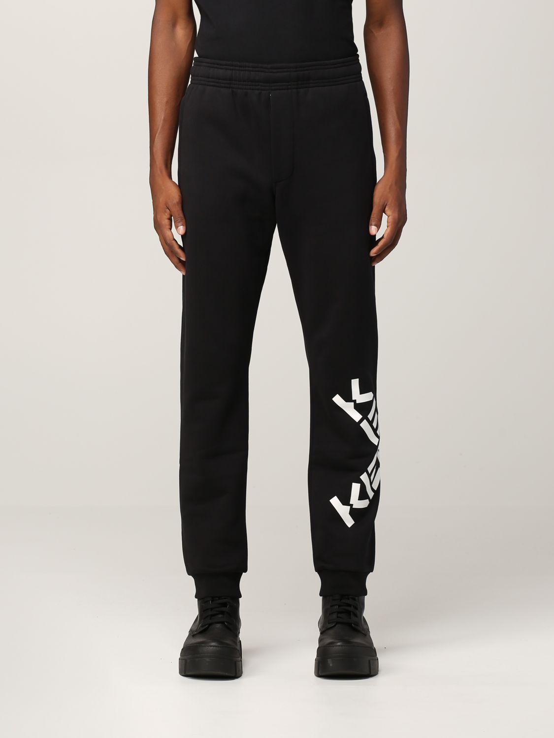 KENZO: pants for man - Black | Kenzo pants FB65PA7174MS online on ...